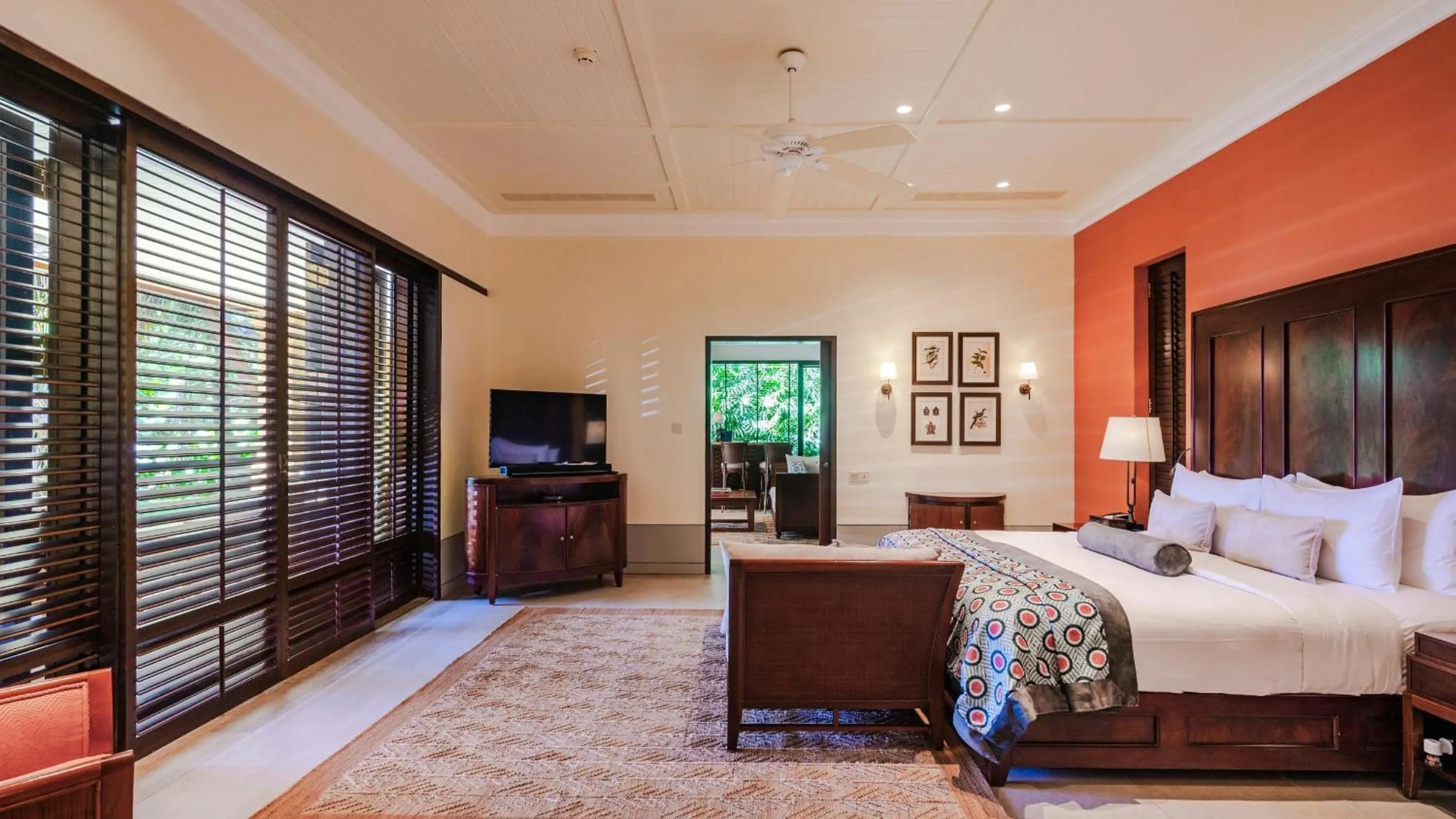 Bedroom, Bed in Cape Weligama - Relais and Chateaux