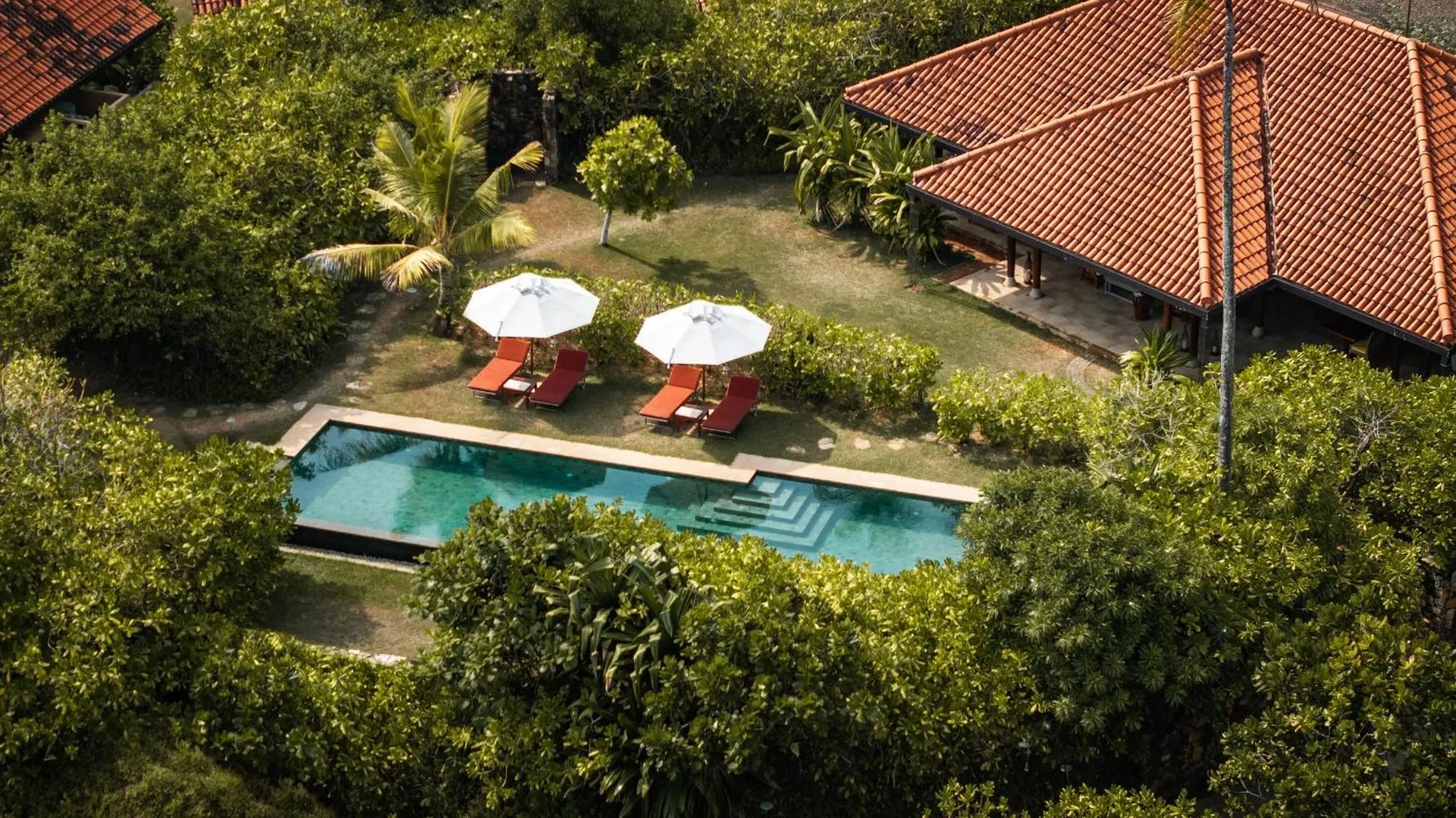 Garden view in Cape Weligama - Relais and Chateaux