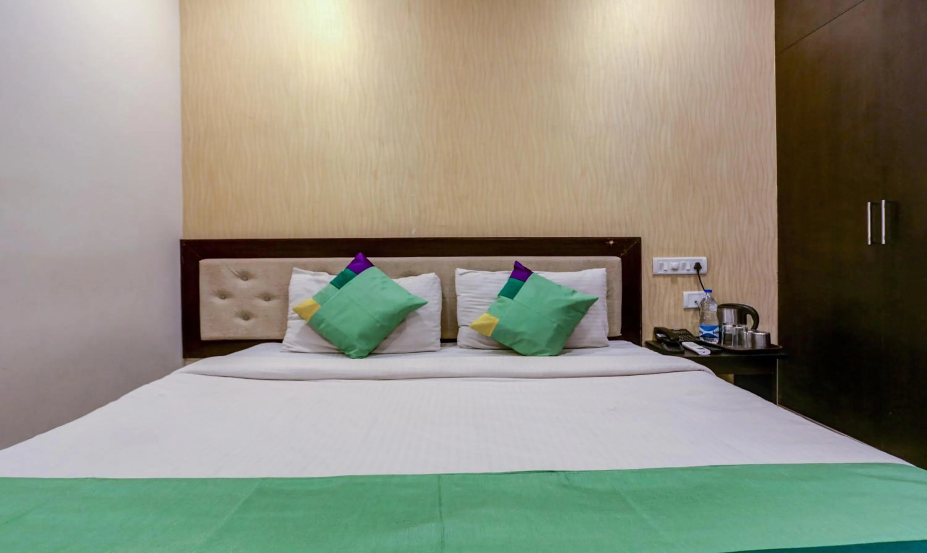 Bed in Hotel Royal Elite Madurai