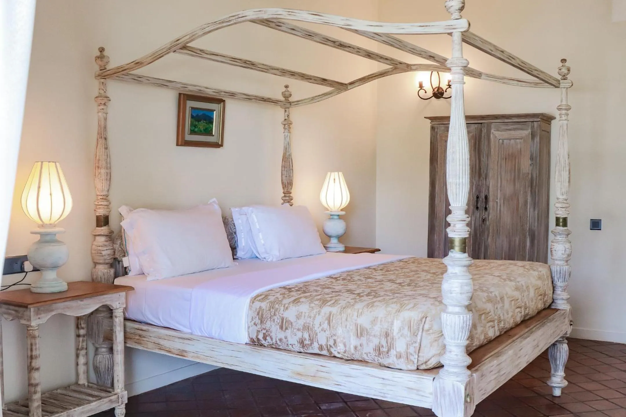 Bed in Naomi Beach Resort - Adults only