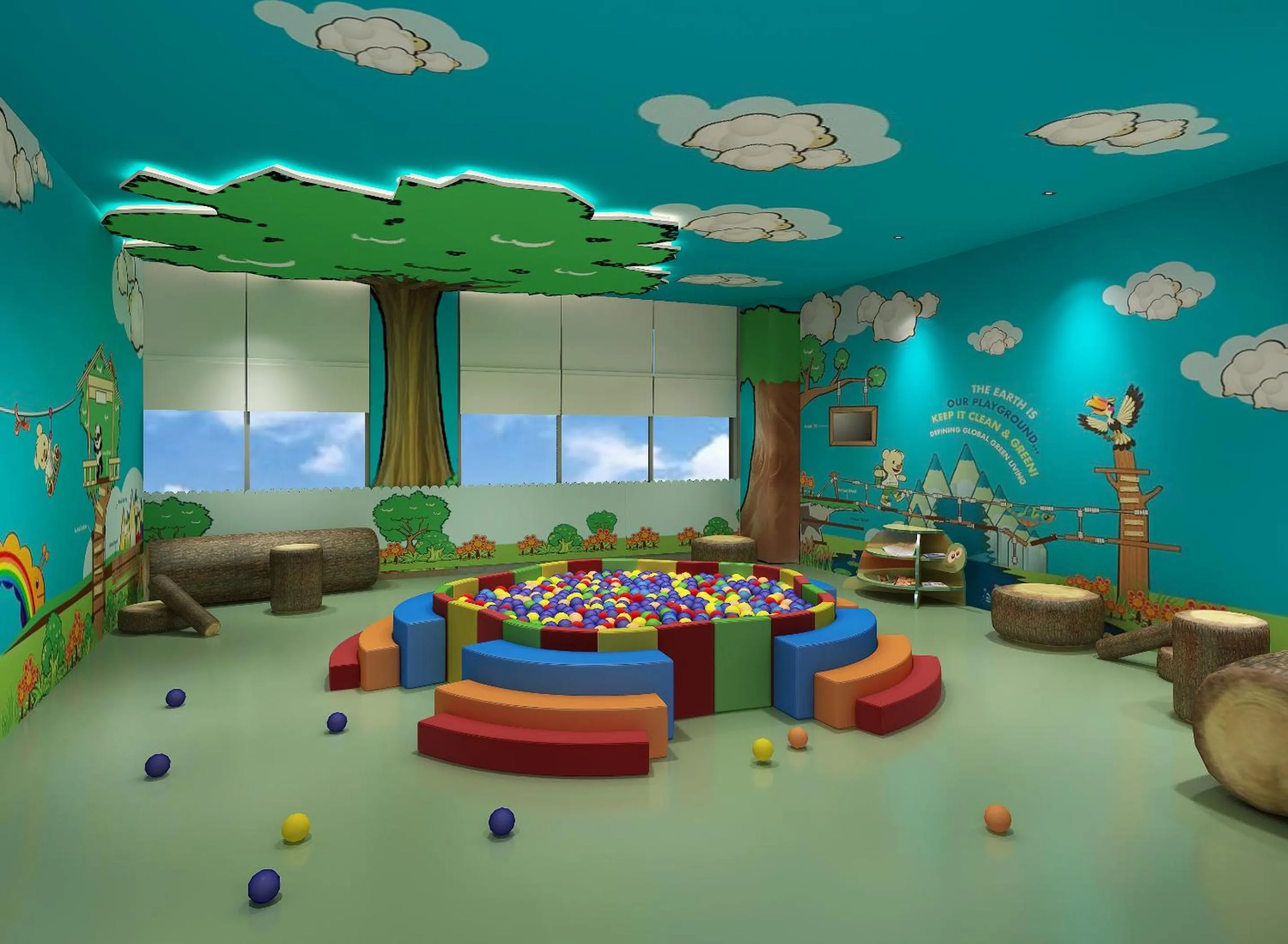 Children play ground in Somerset Software Park Xiamen