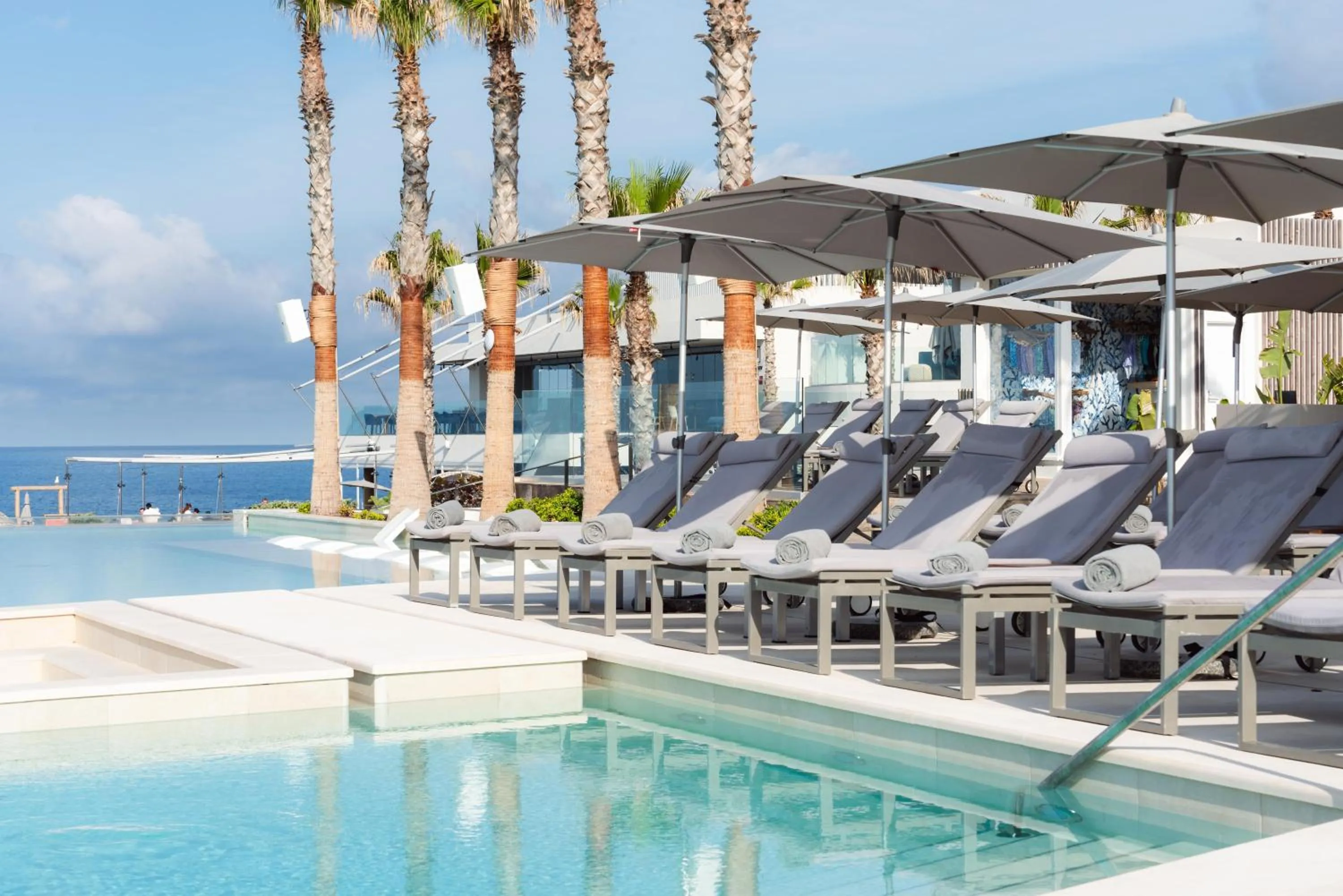 Swimming pool in 7Pines Resort Ibiza, part of Destination by Hyatt