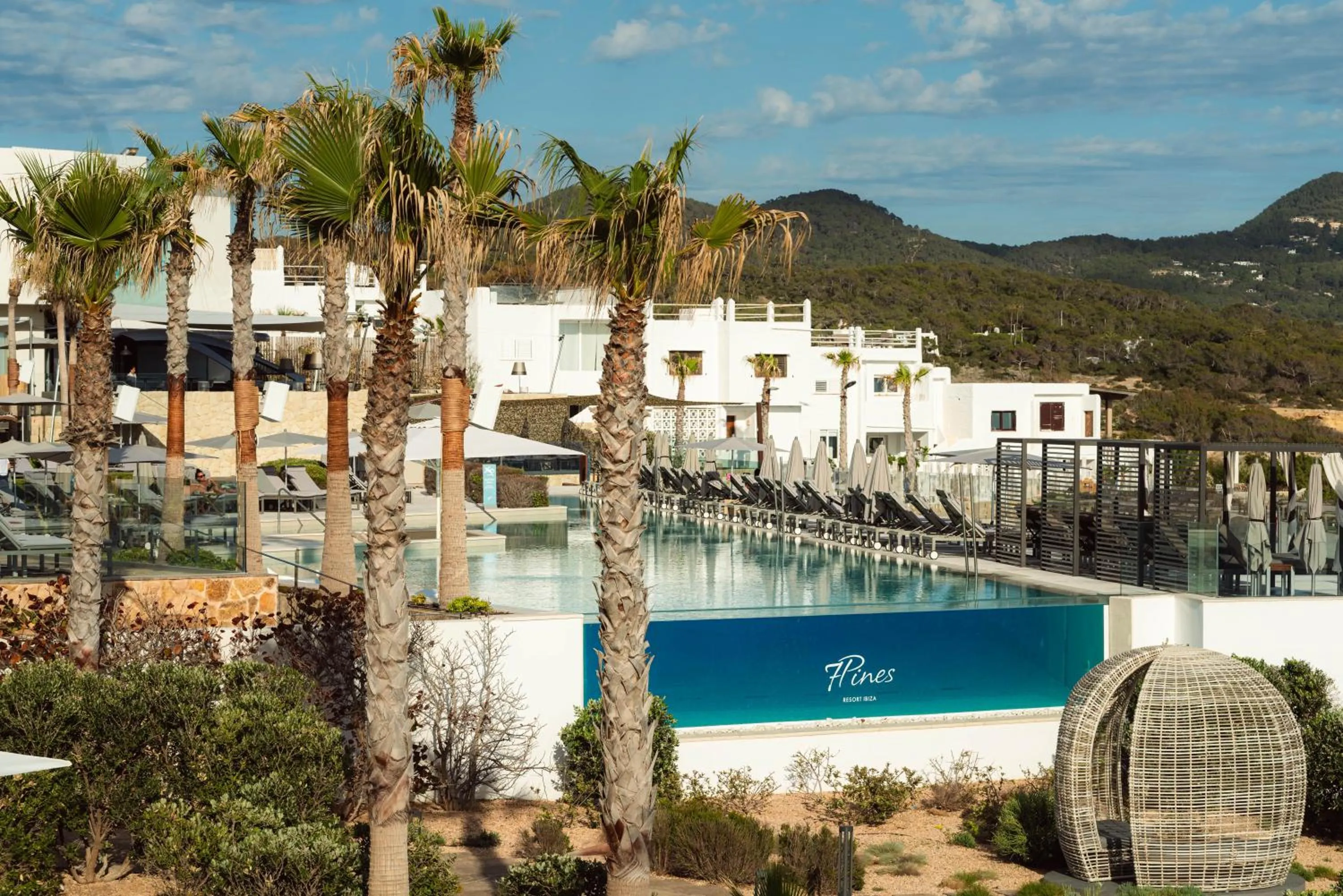 Swimming pool in 7Pines Resort Ibiza, part of Destination by Hyatt