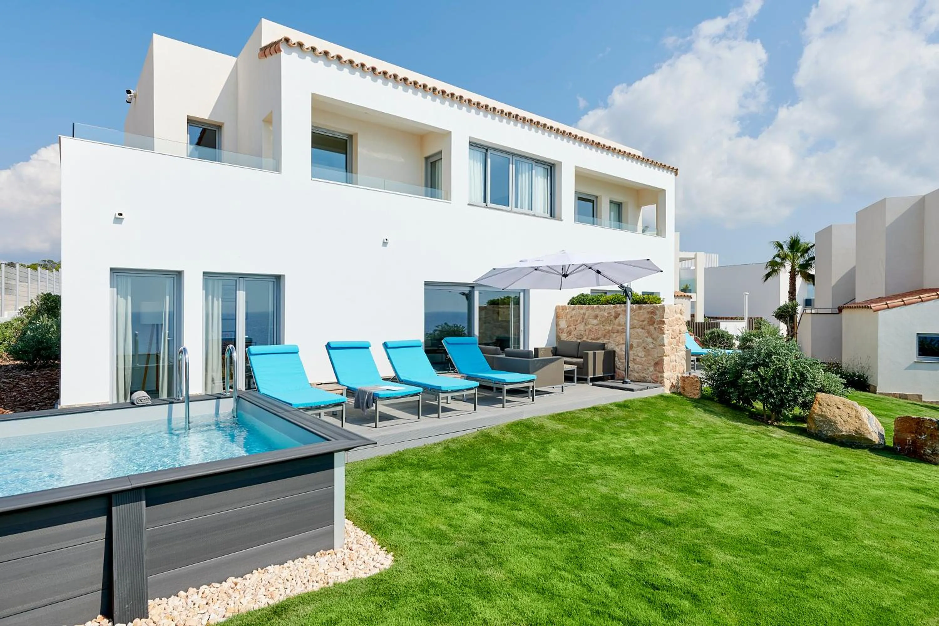 Swimming pool in 7Pines Resort Ibiza, part of Destination by Hyatt