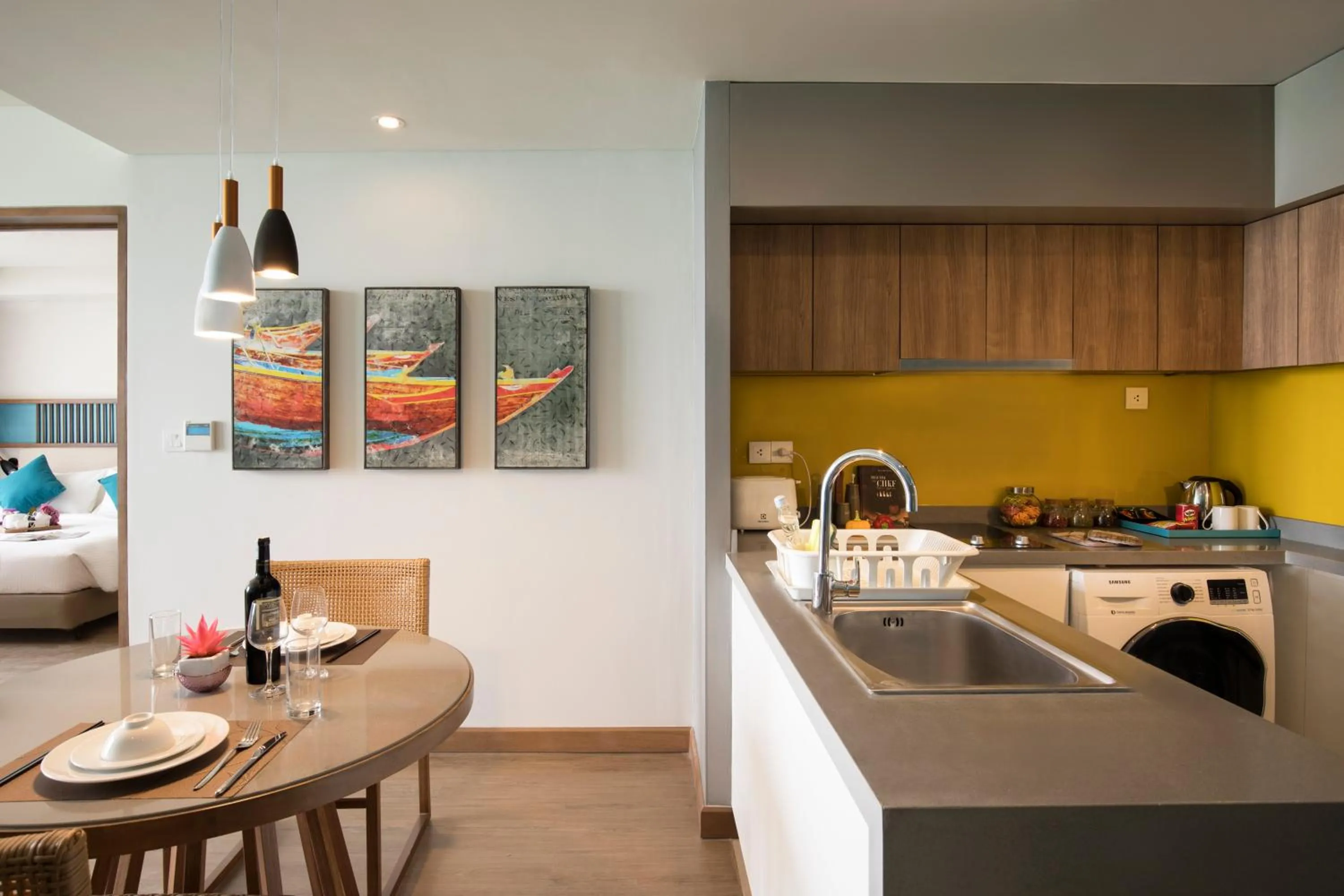 Kitchen or kitchenette in Citadines Bayfront Nha Trang