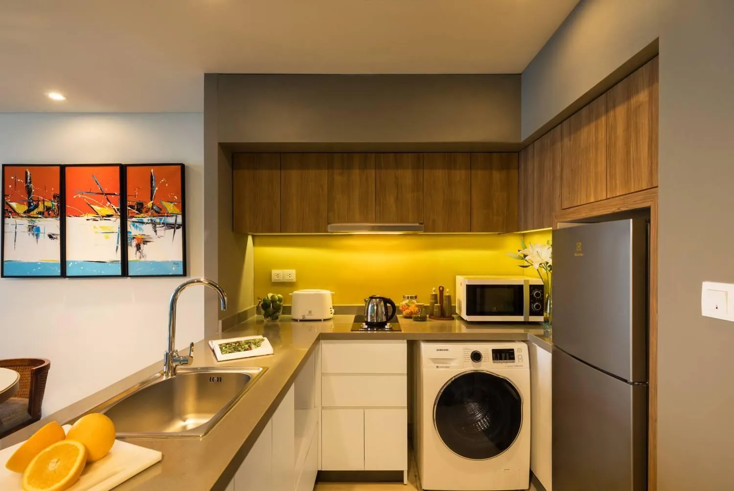 Kitchen or kitchenette in Citadines Bayfront Nha Trang