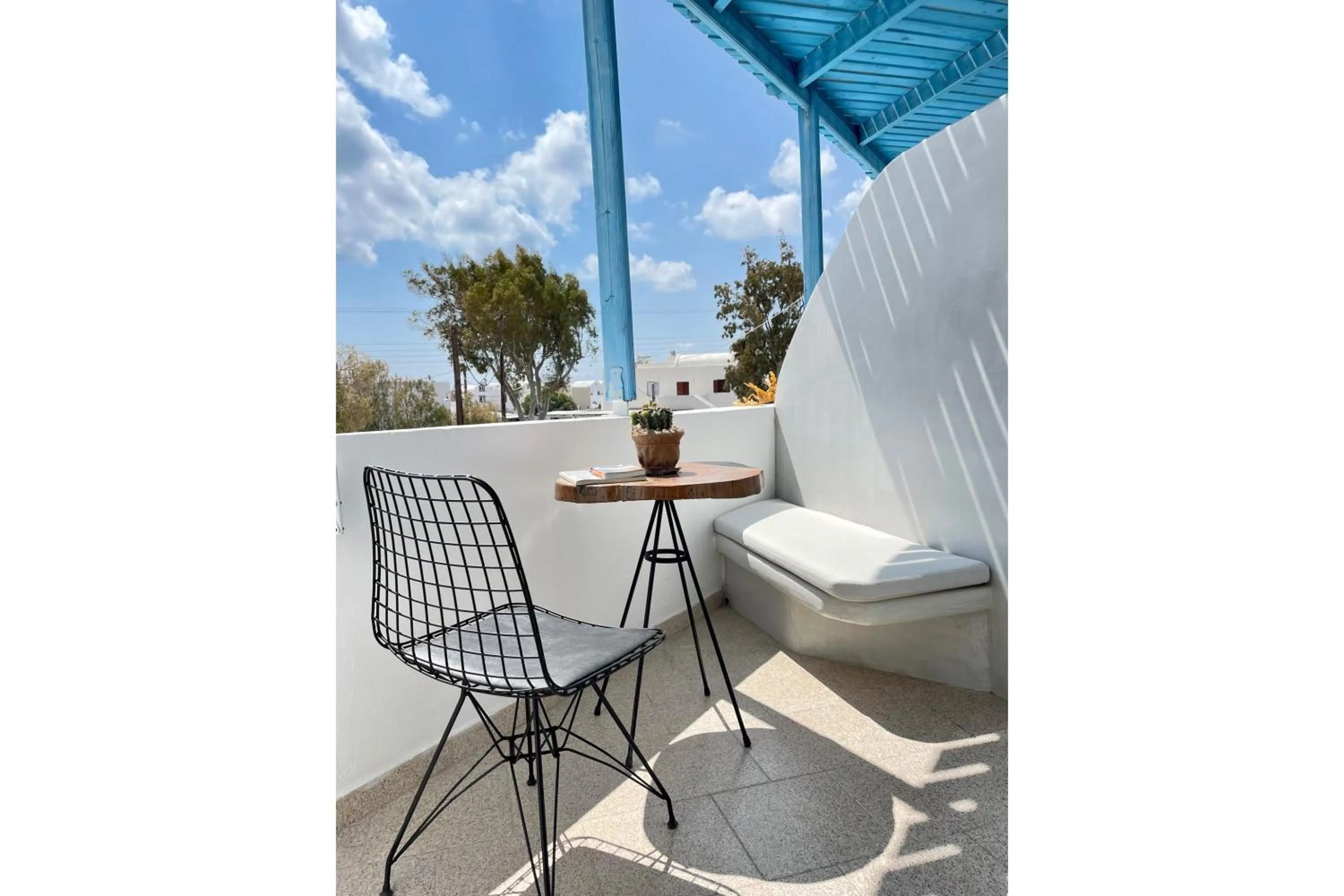 Balcony/Terrace in Cal Day Rooms Santorini