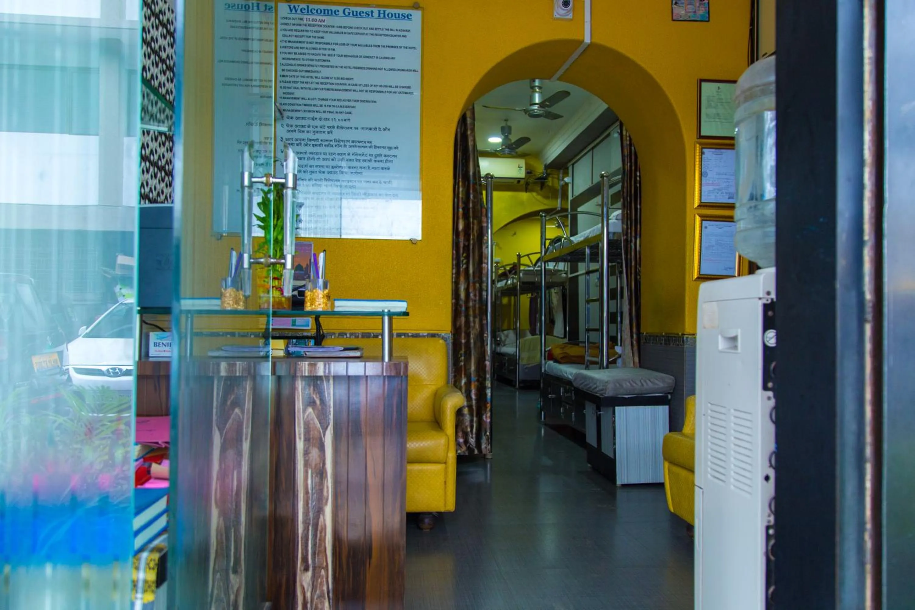 Lobby or reception in Welcome Guest House