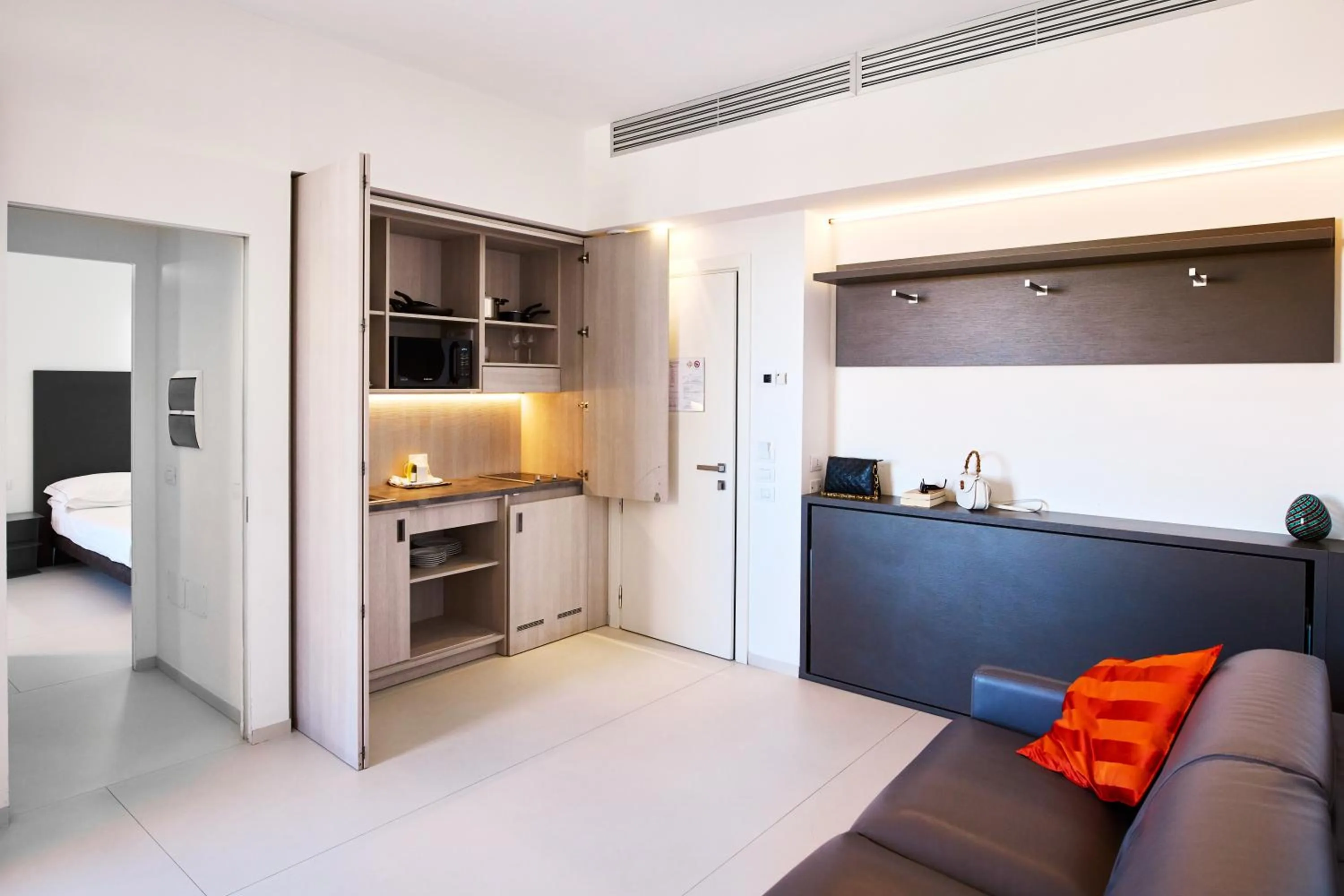 Kitchen or kitchenette in Residence Cristallo Senigallia