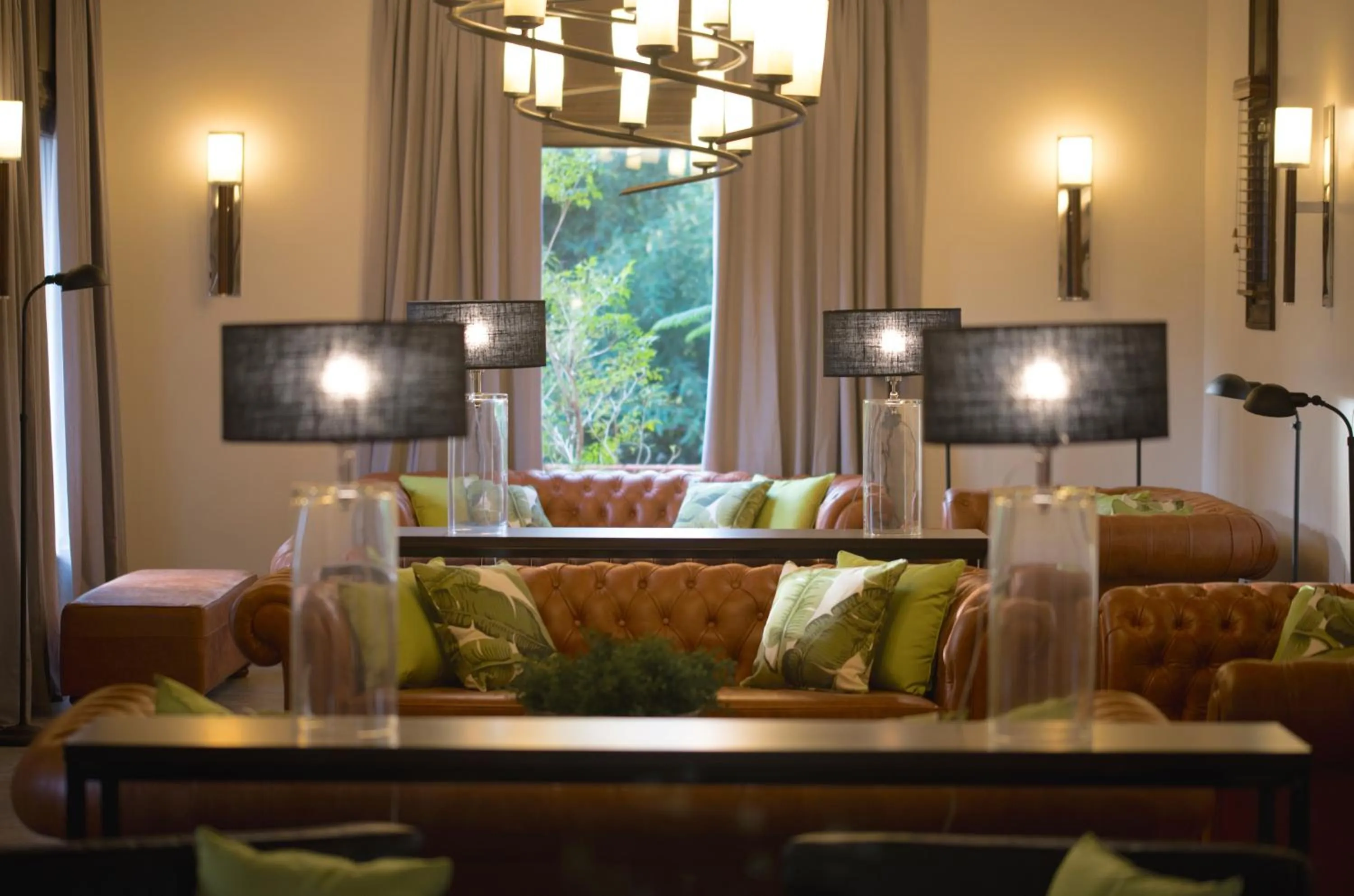 Lobby or reception in Hotel Guaminí Misión