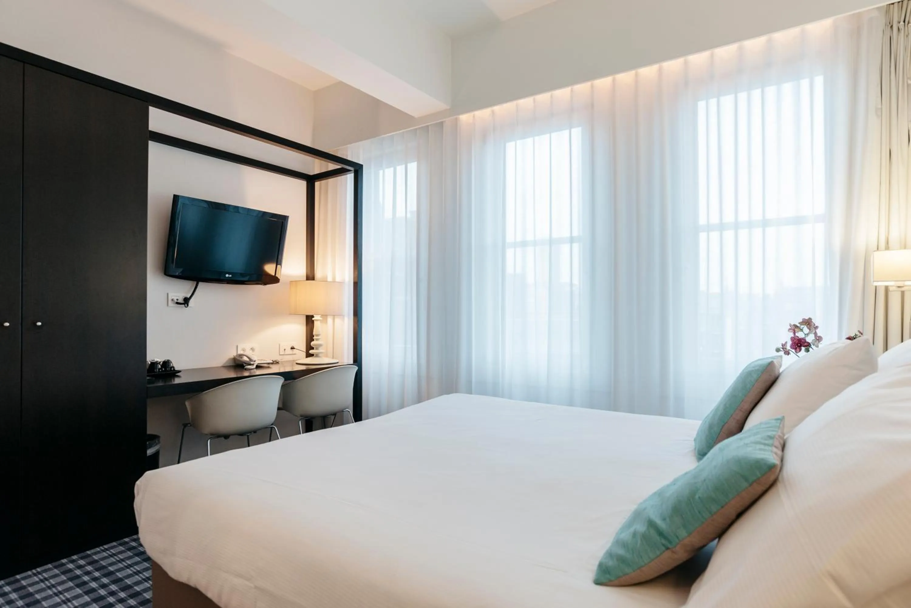 Bed in Leopold Hotel Ostend