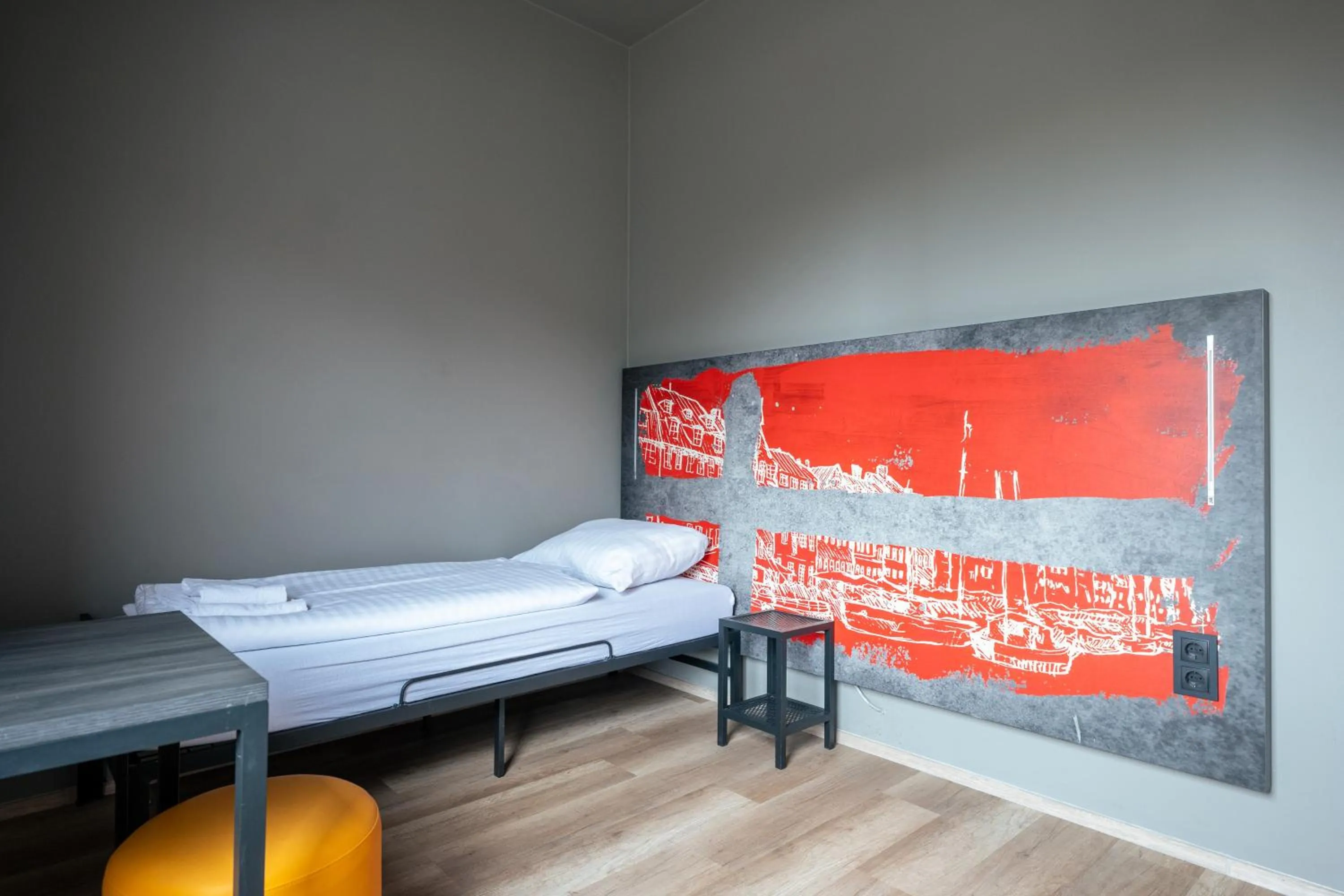 Bedroom, Bed in a&o Copenhagen Nørrebro