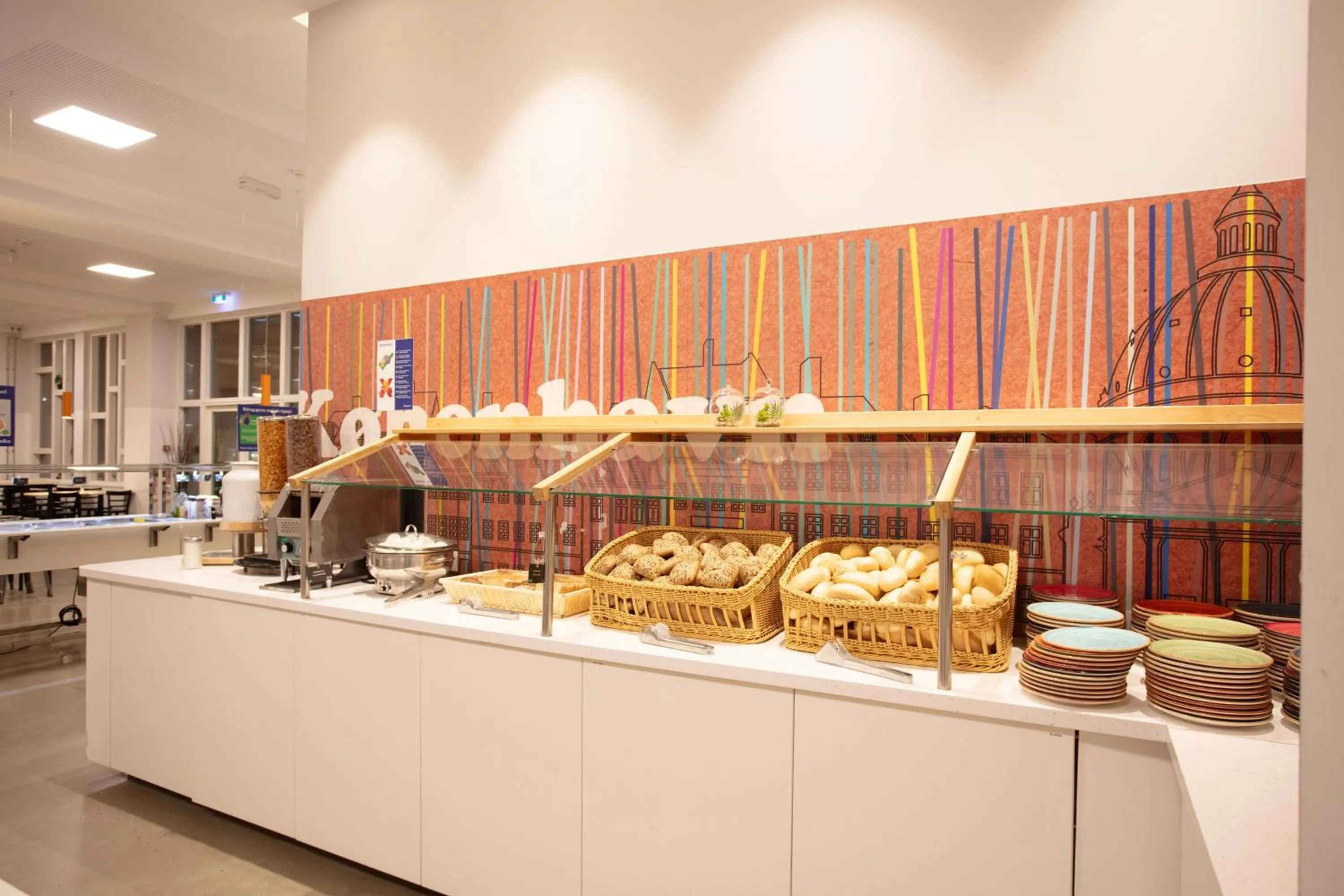 Breakfast in a&o Copenhagen Nørrebro