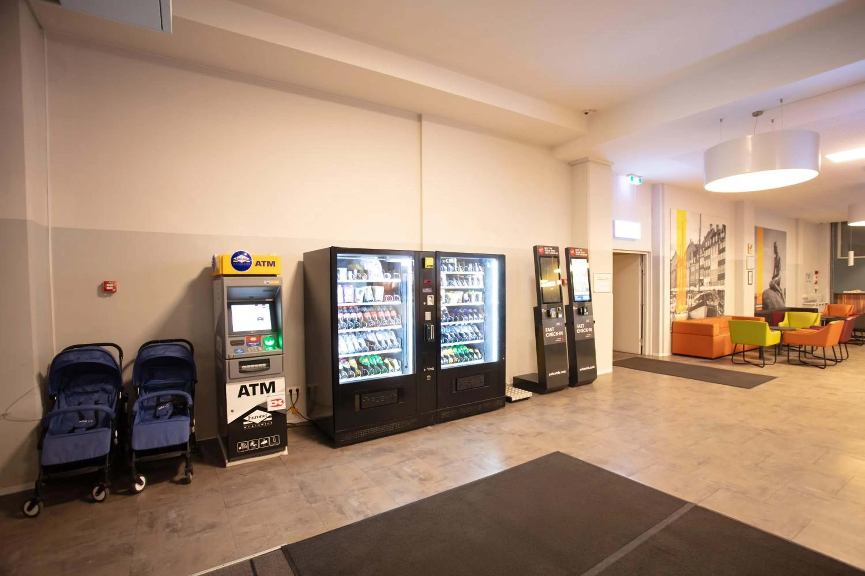 vending machine in a&o Copenhagen Nørrebro