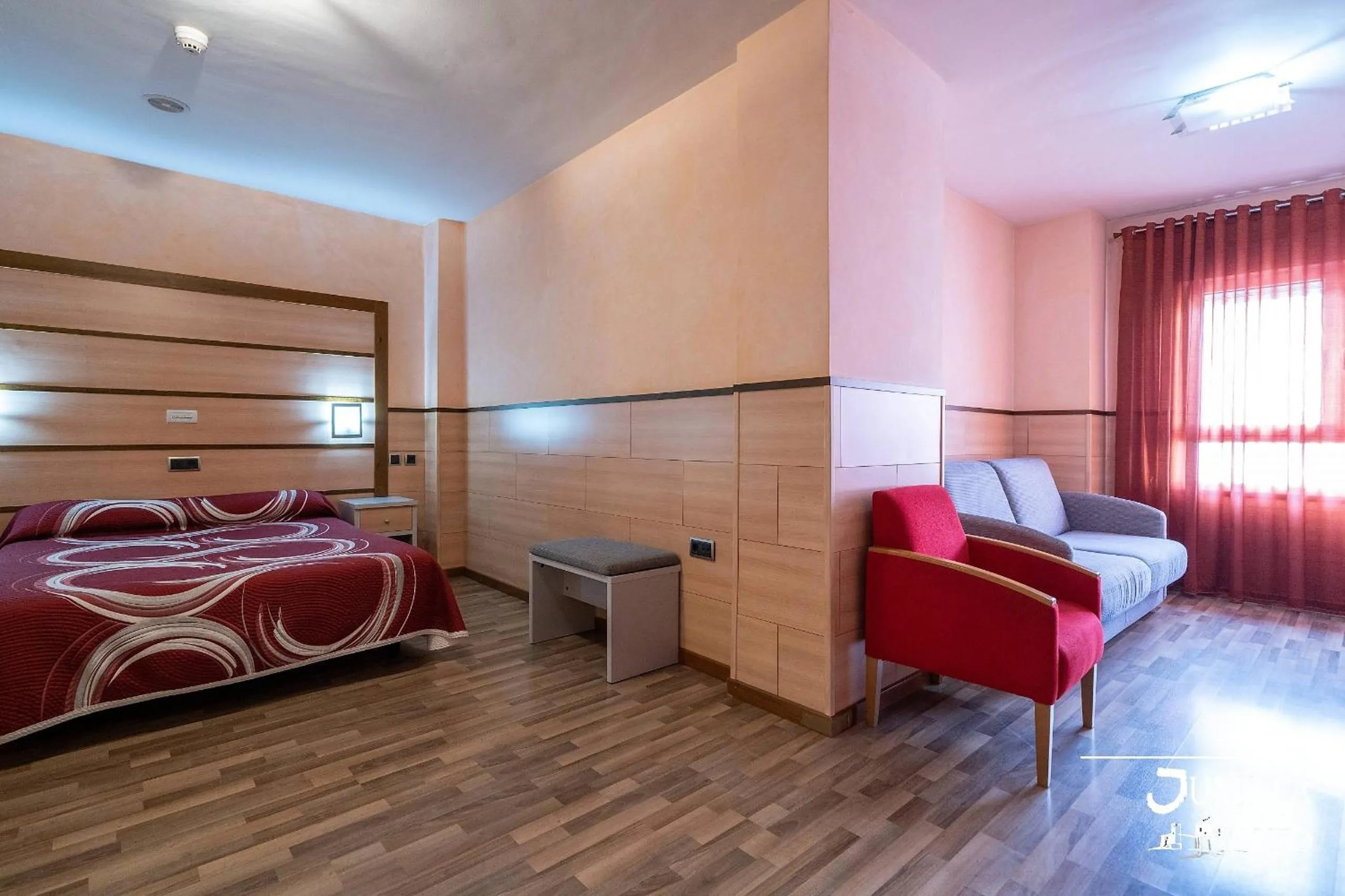 Bed in Hotel Pio XII Jumilla
