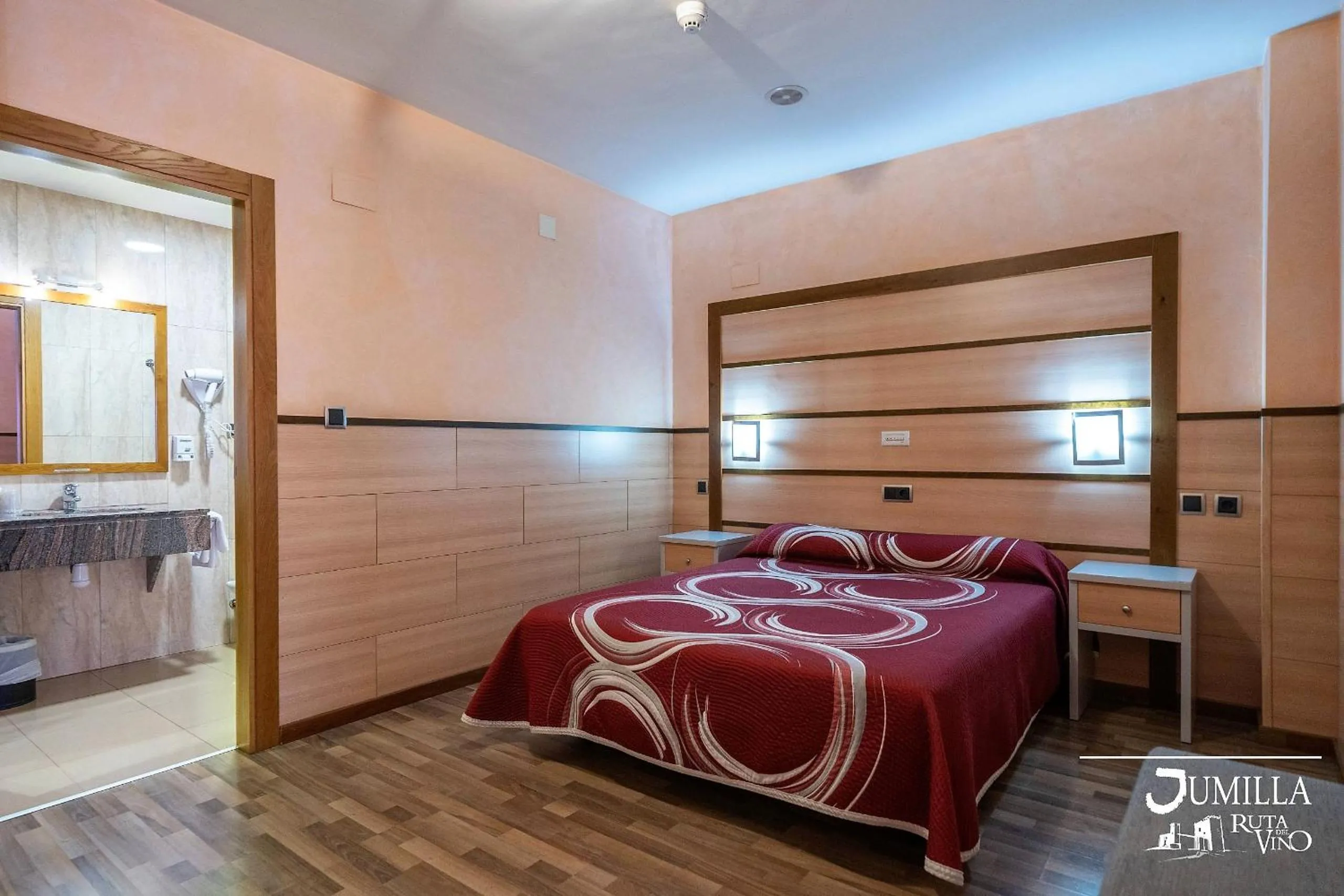 Bed in Hotel Pio XII Jumilla