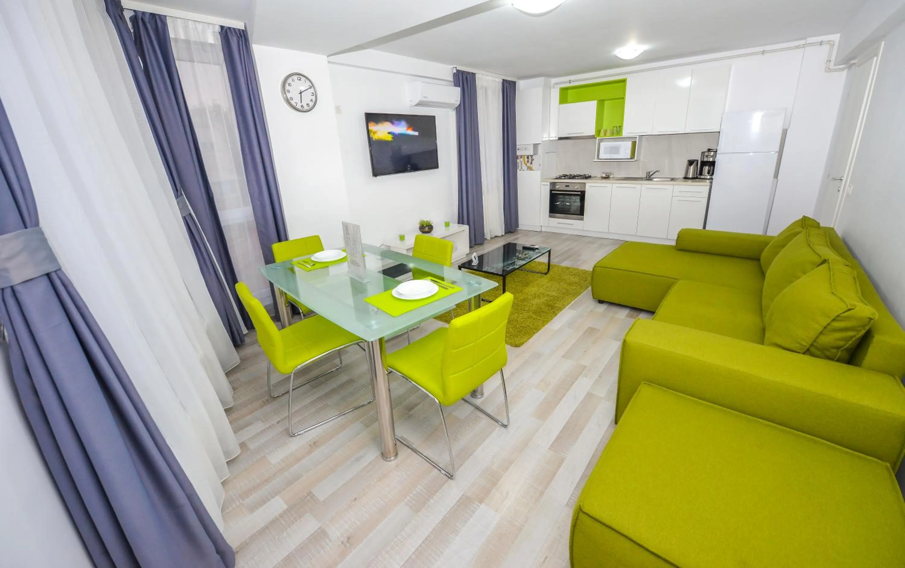 Living room in Harmony Suites