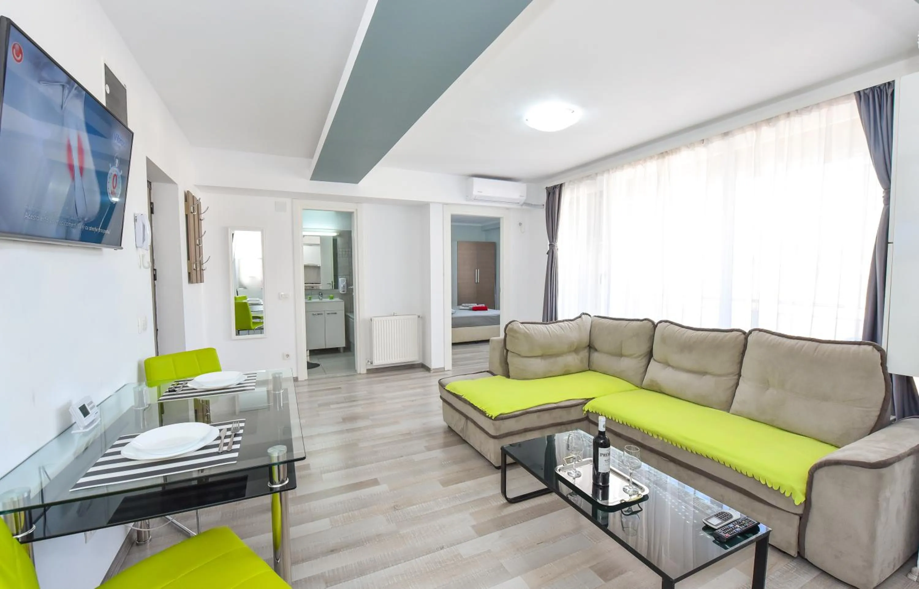 Living room in Harmony Suites