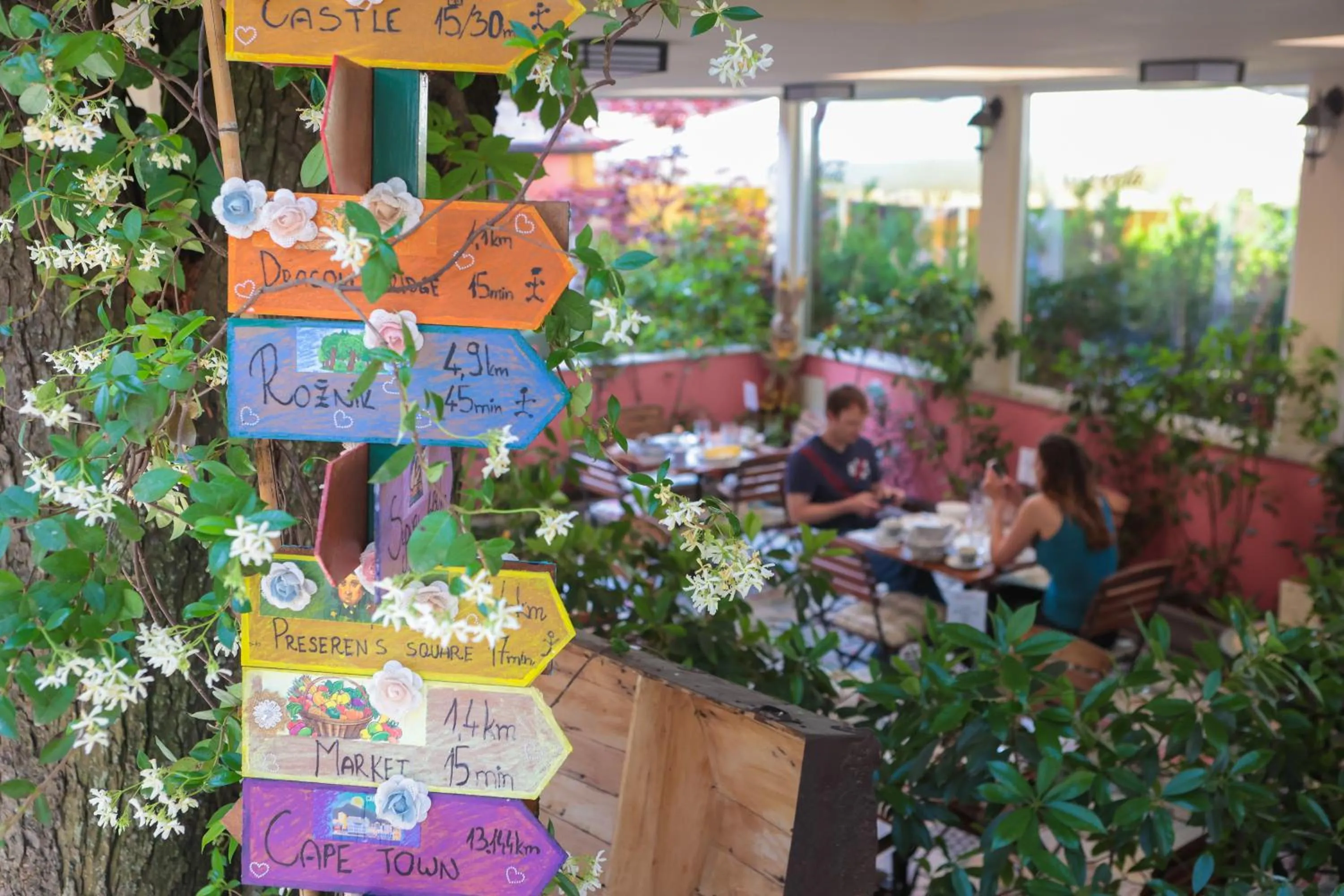 Patio in Boutique Hotel Asteria