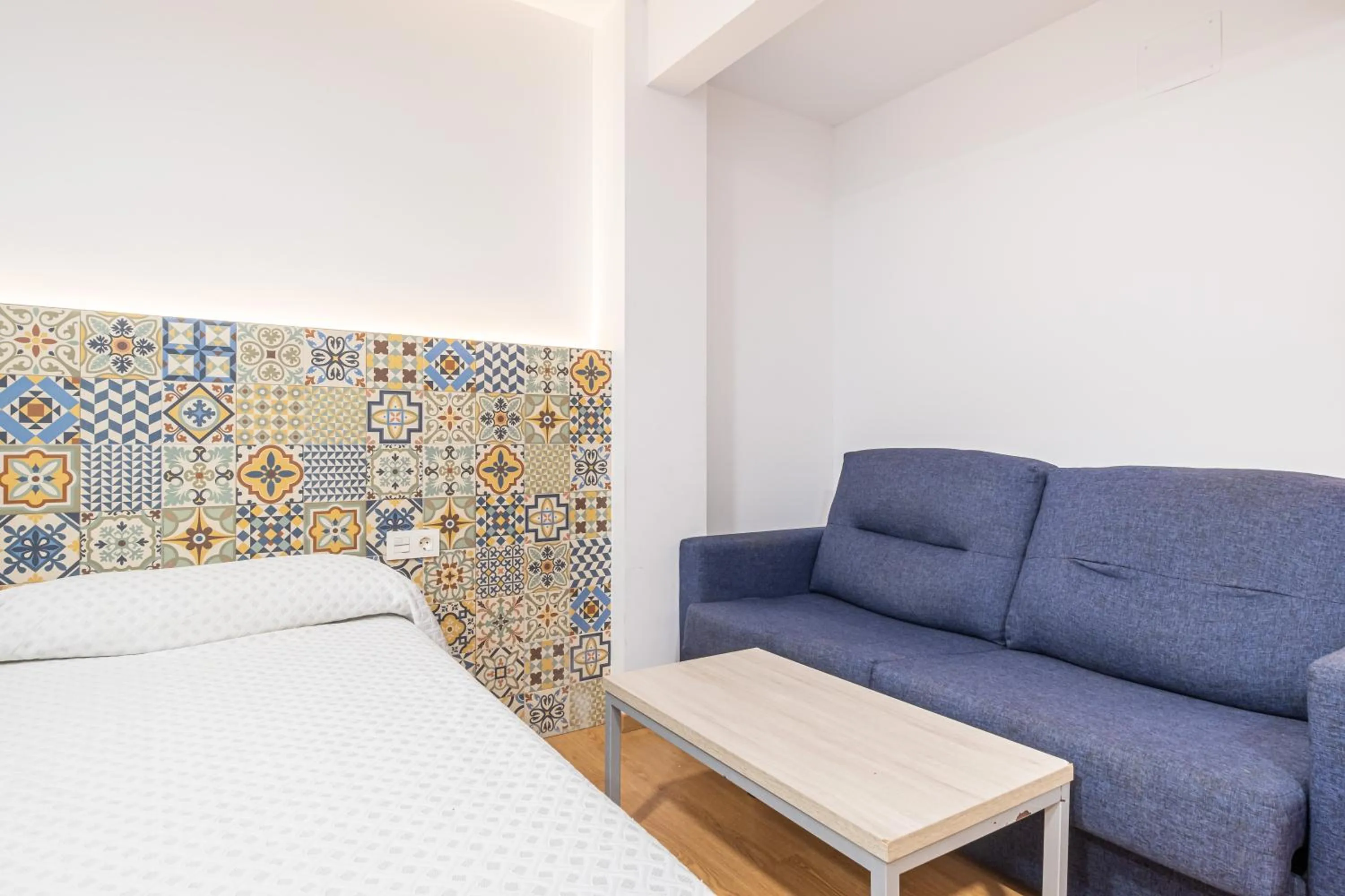 Bed in Apartamentos El Castell