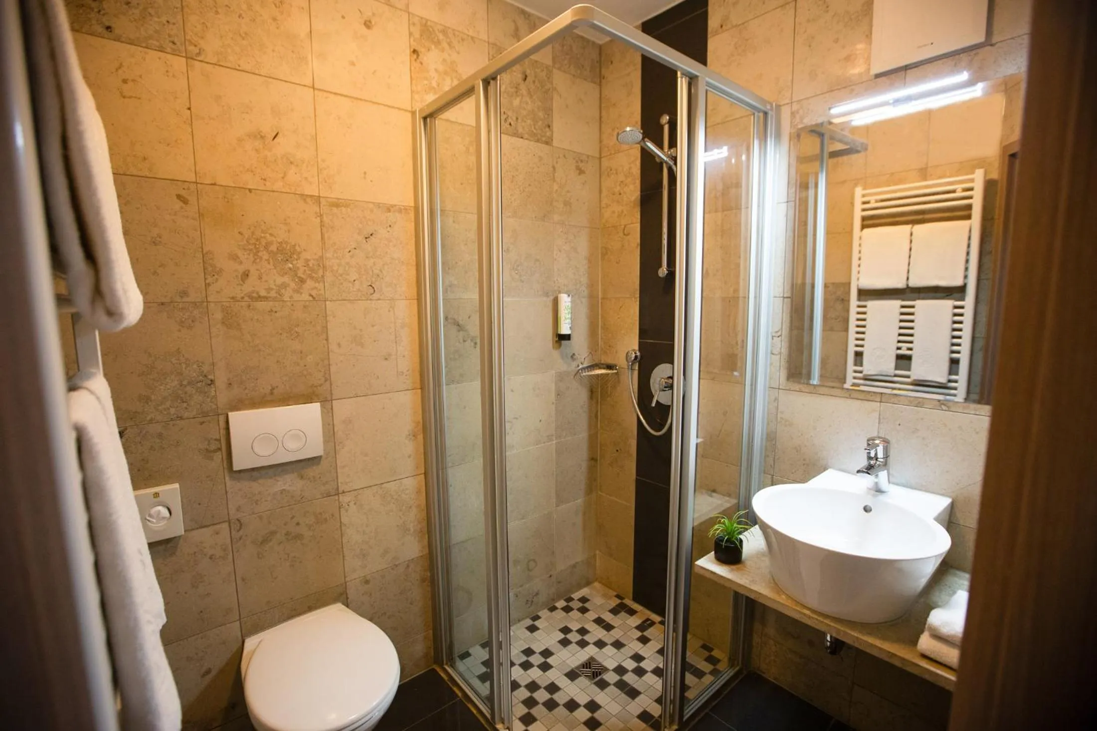 Bathroom in Auwald Hotel