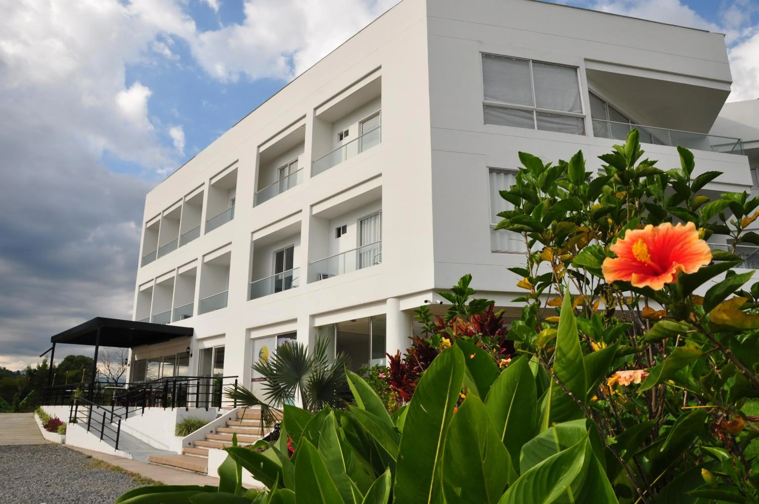 Property building in Hotel Palmeras De Luz