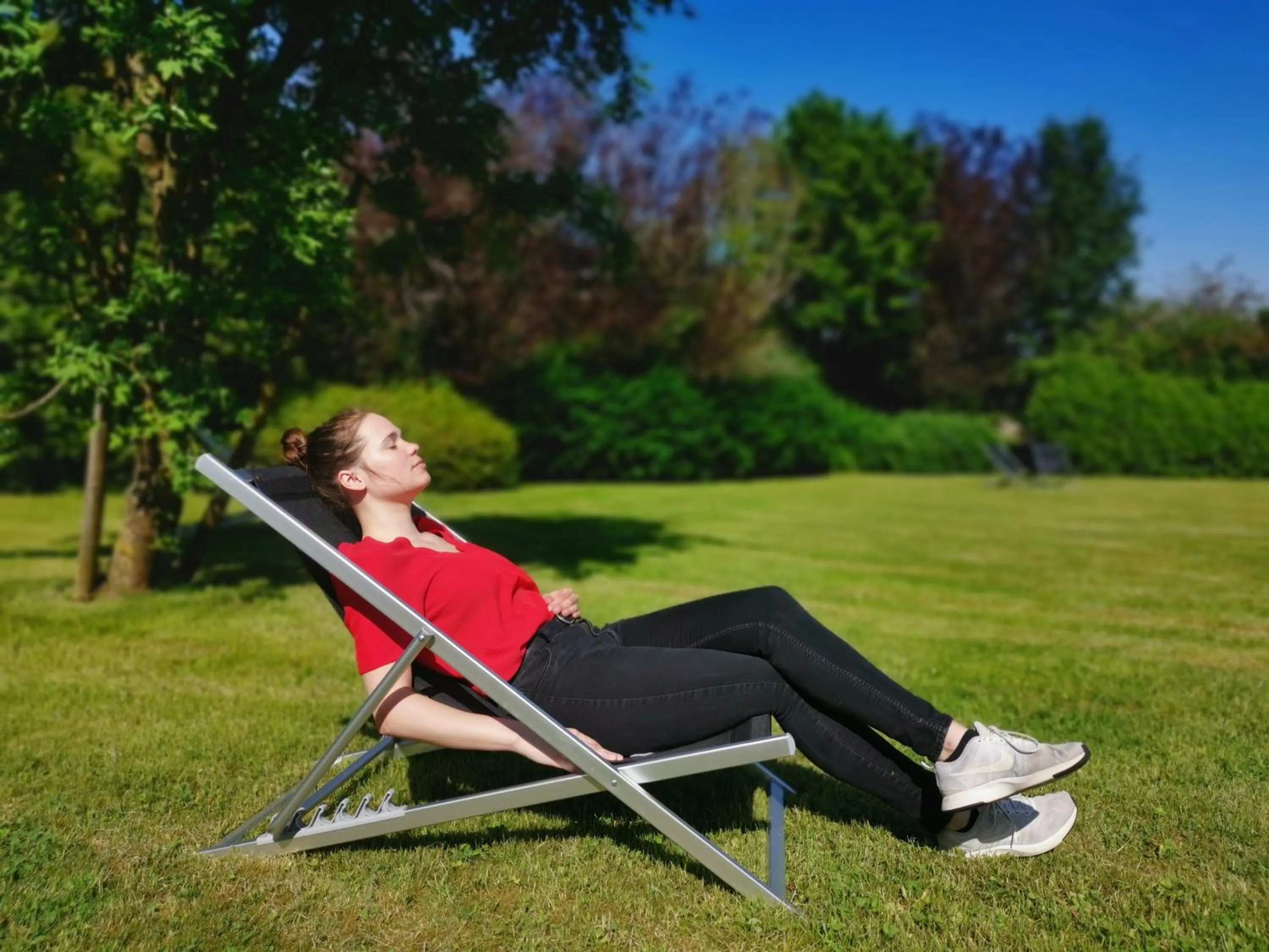 Garden in Hôtel L'Amandier