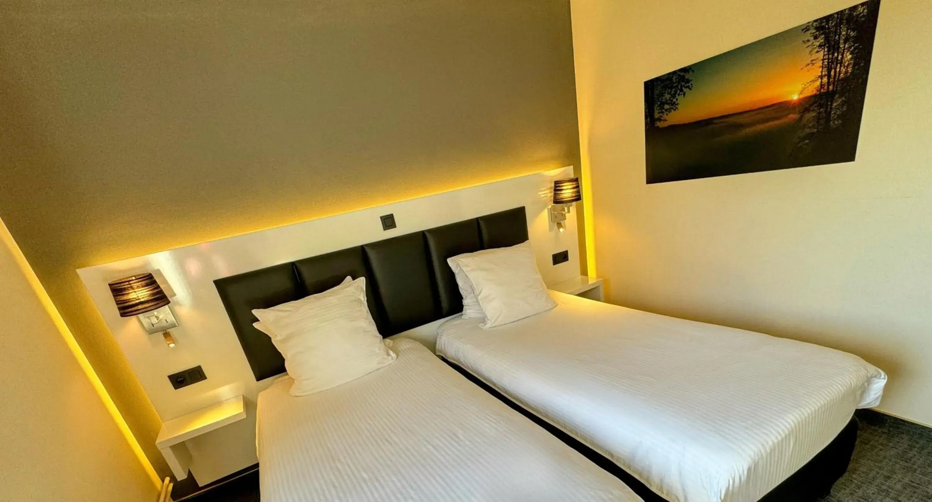 Twin Room - single occupancy in Hôtel L'Amandier Twin Room - single occupancy in Hôtel L'Amandier