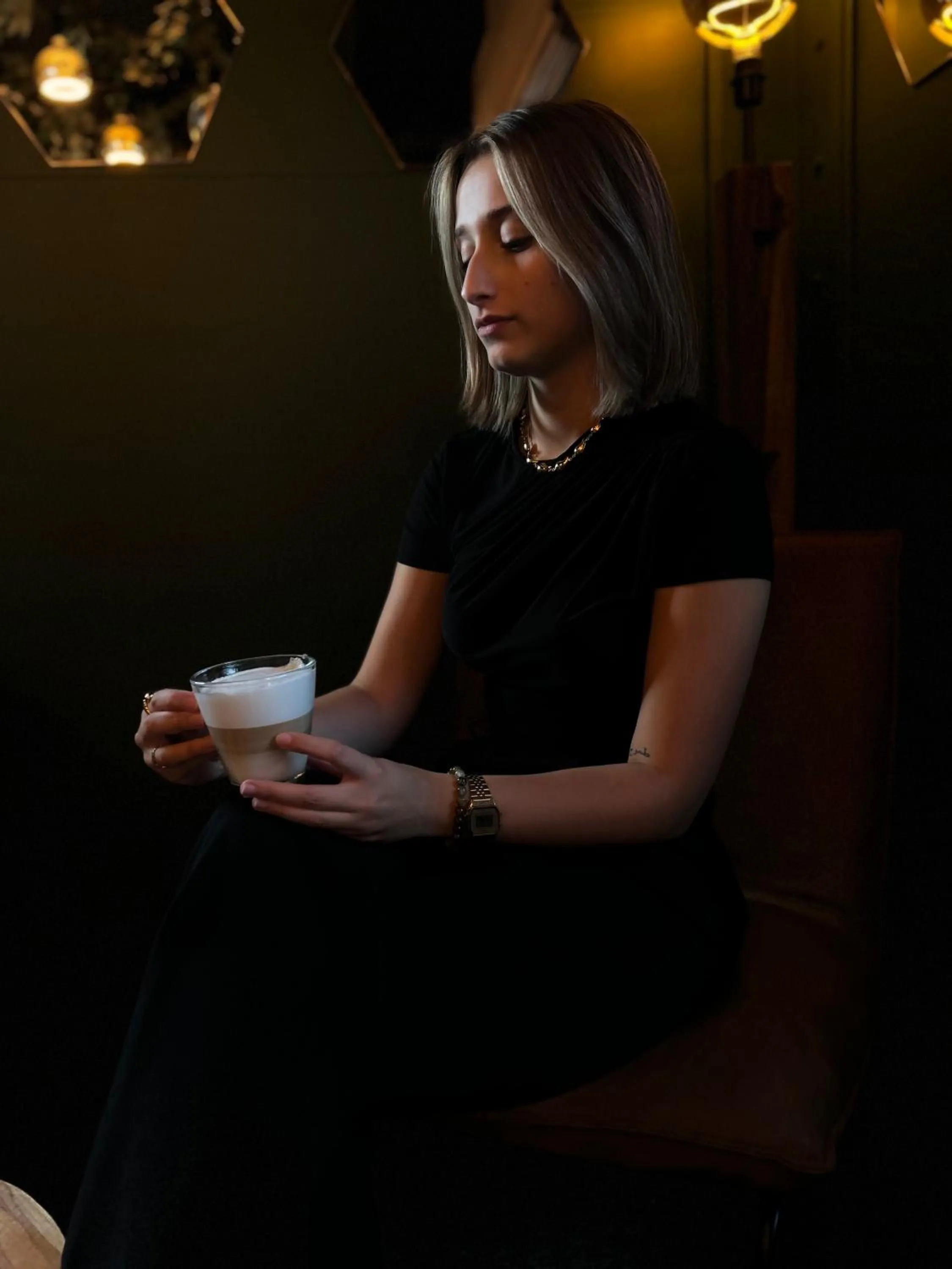 Lounge or bar in Hôtel L'Amandier