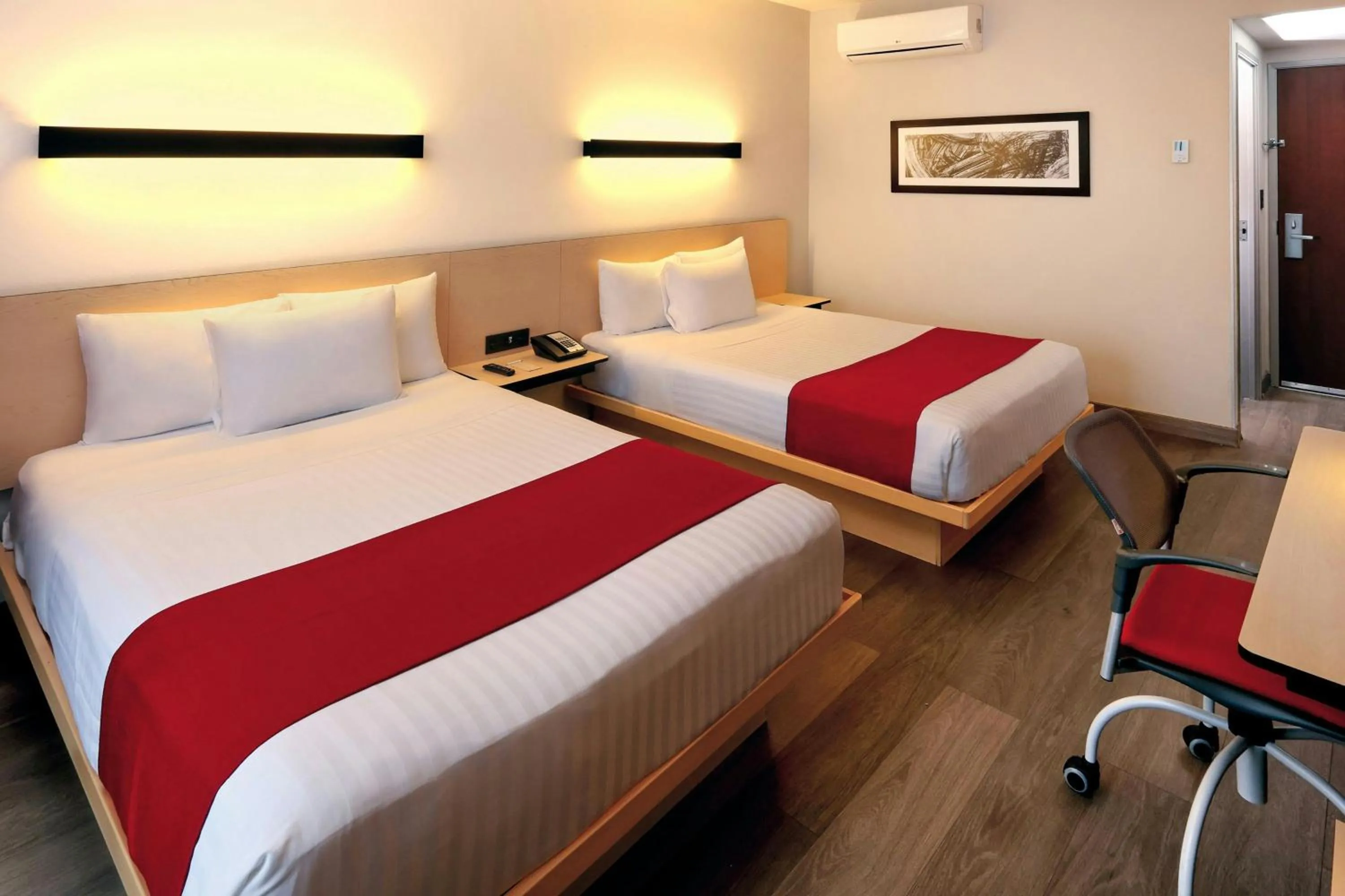 Bedroom, Bed in City Express Plus by Marriott Ciudad de México Mundo E