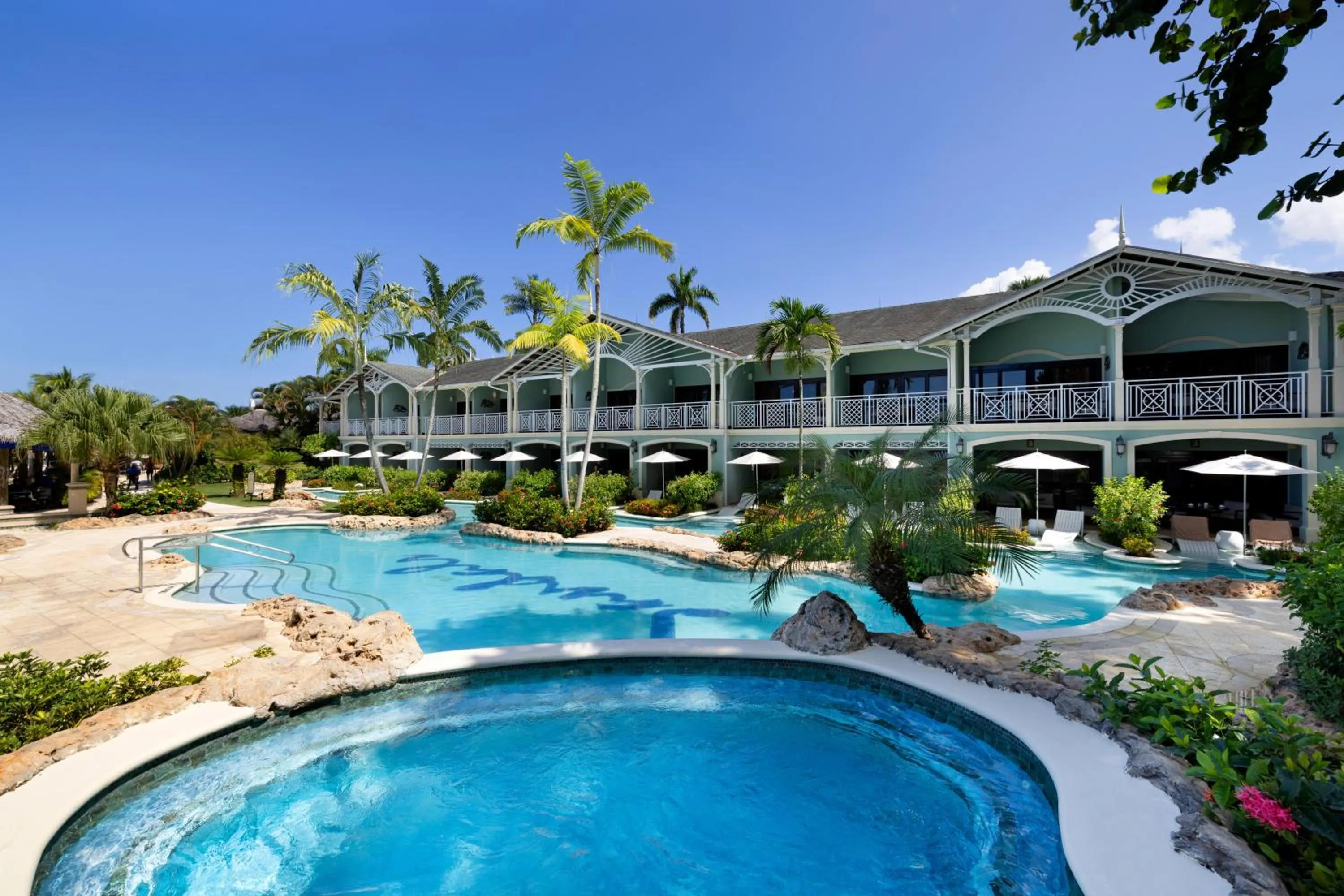 Swimming pool in Sandals Negril Beach All Inclusive Resort and Spa - Couples Only