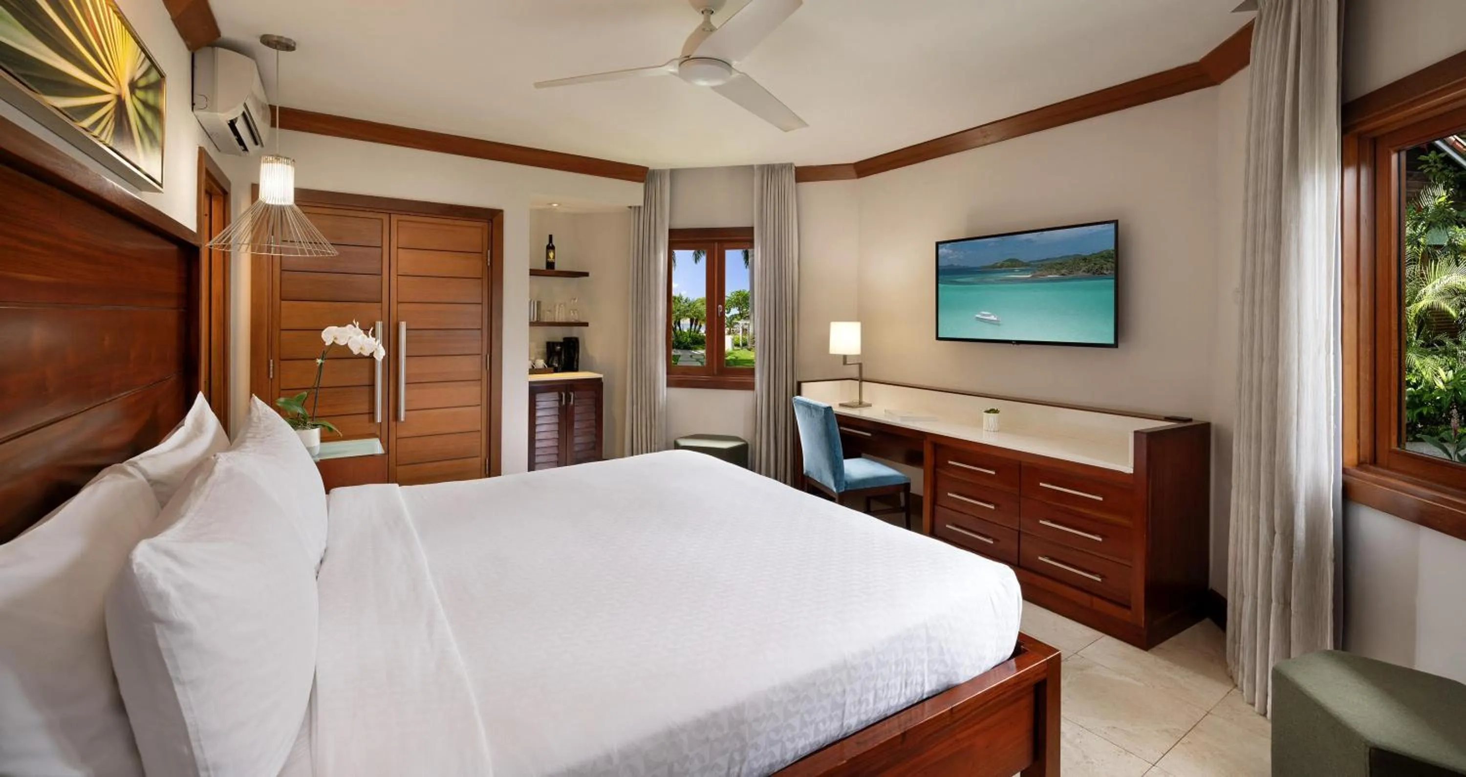Photo of the whole room, Bed in Sandals Negril Beach All Inclusive Resort and Spa - Couples Only