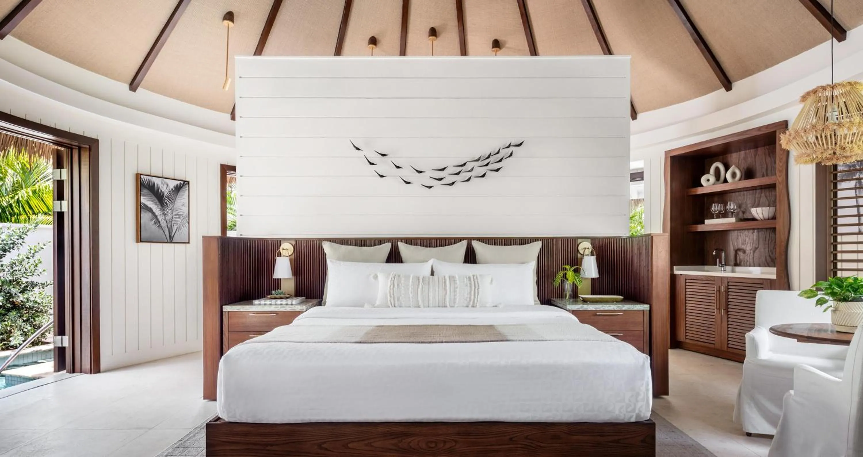 Photo of the whole room, Bed in Sandals Halcyon Beach All Inclusive - Couples Only