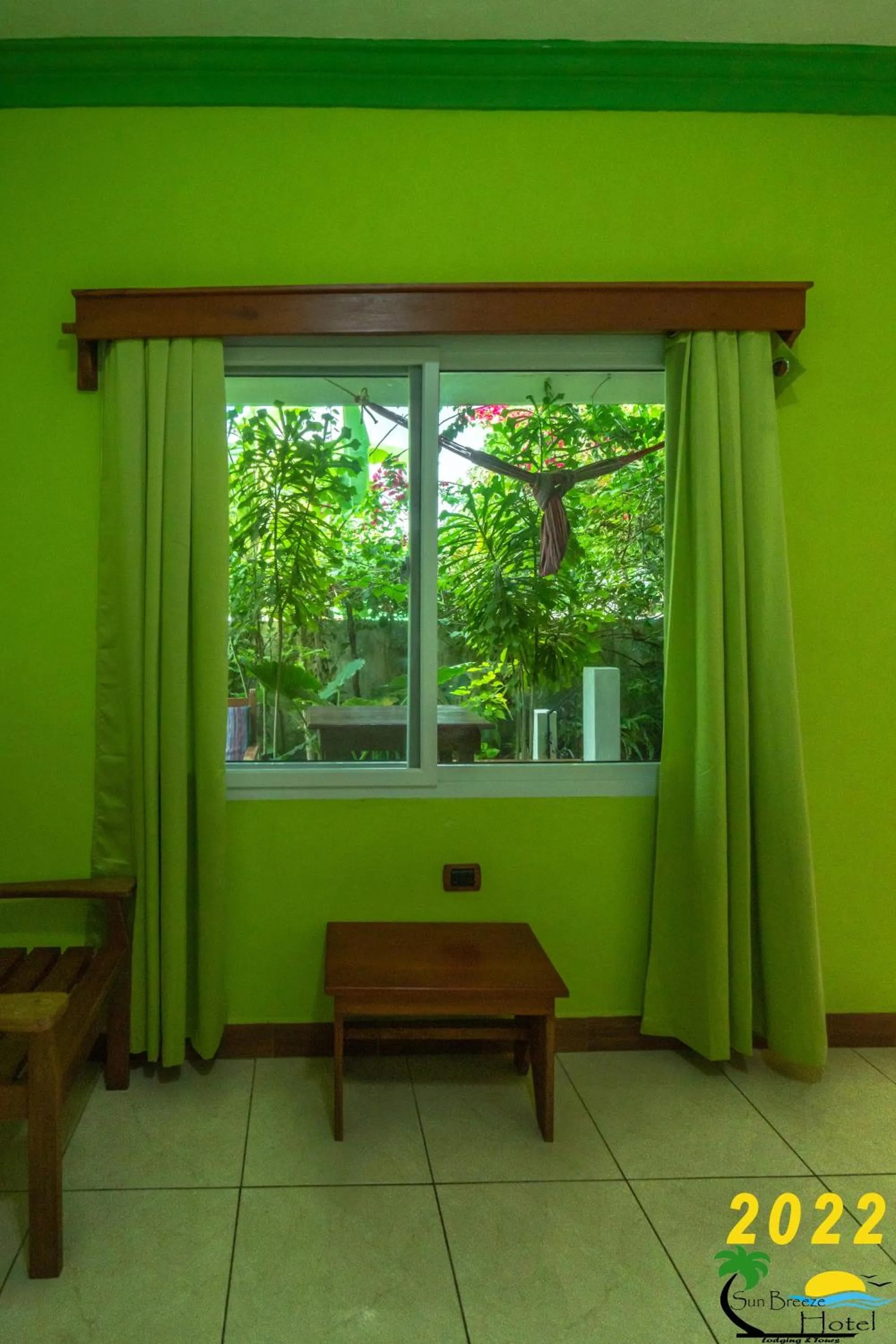 Garden view in Sun Breeze Hotel