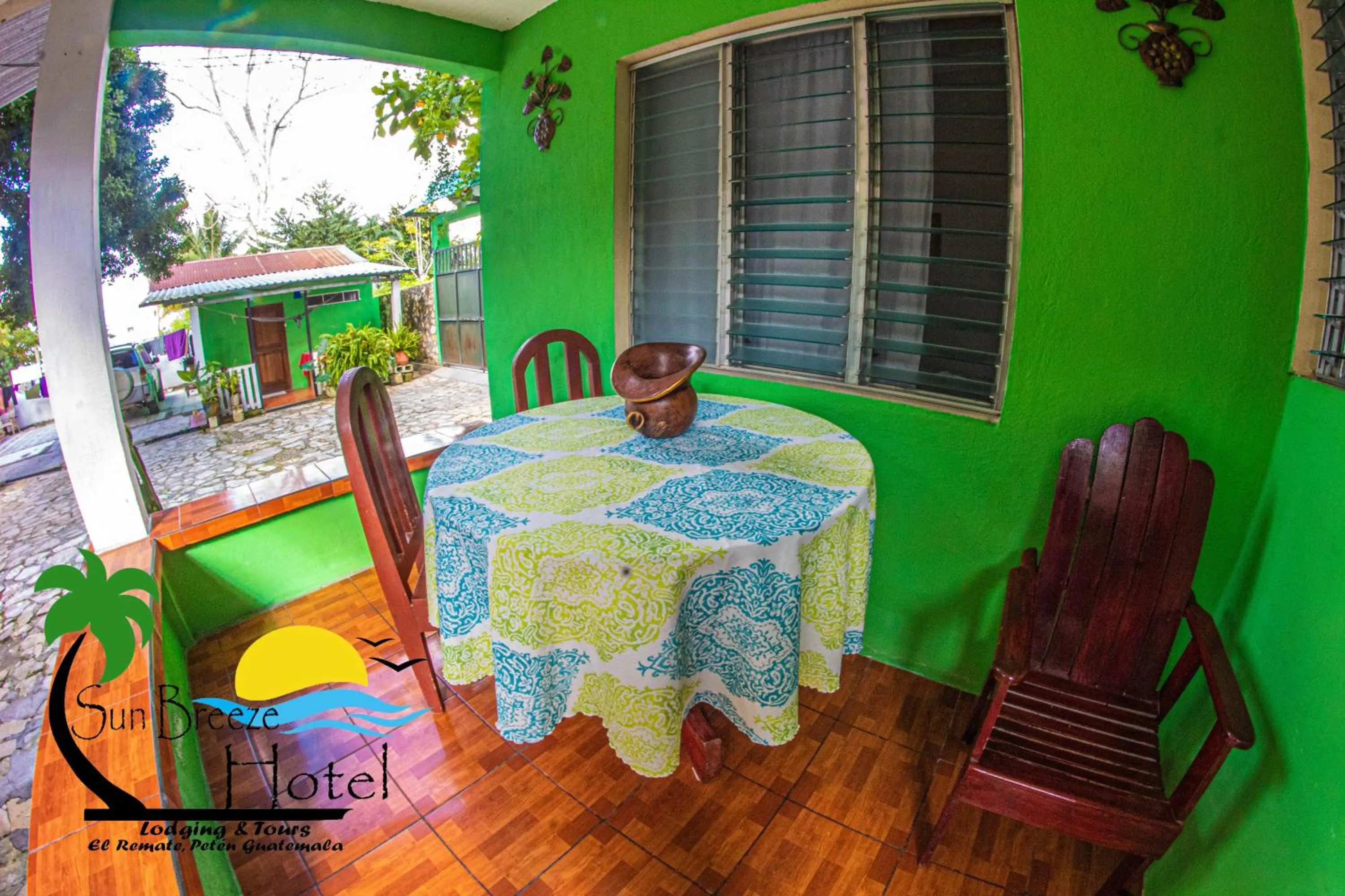 Dining area in Sun Breeze Hotel