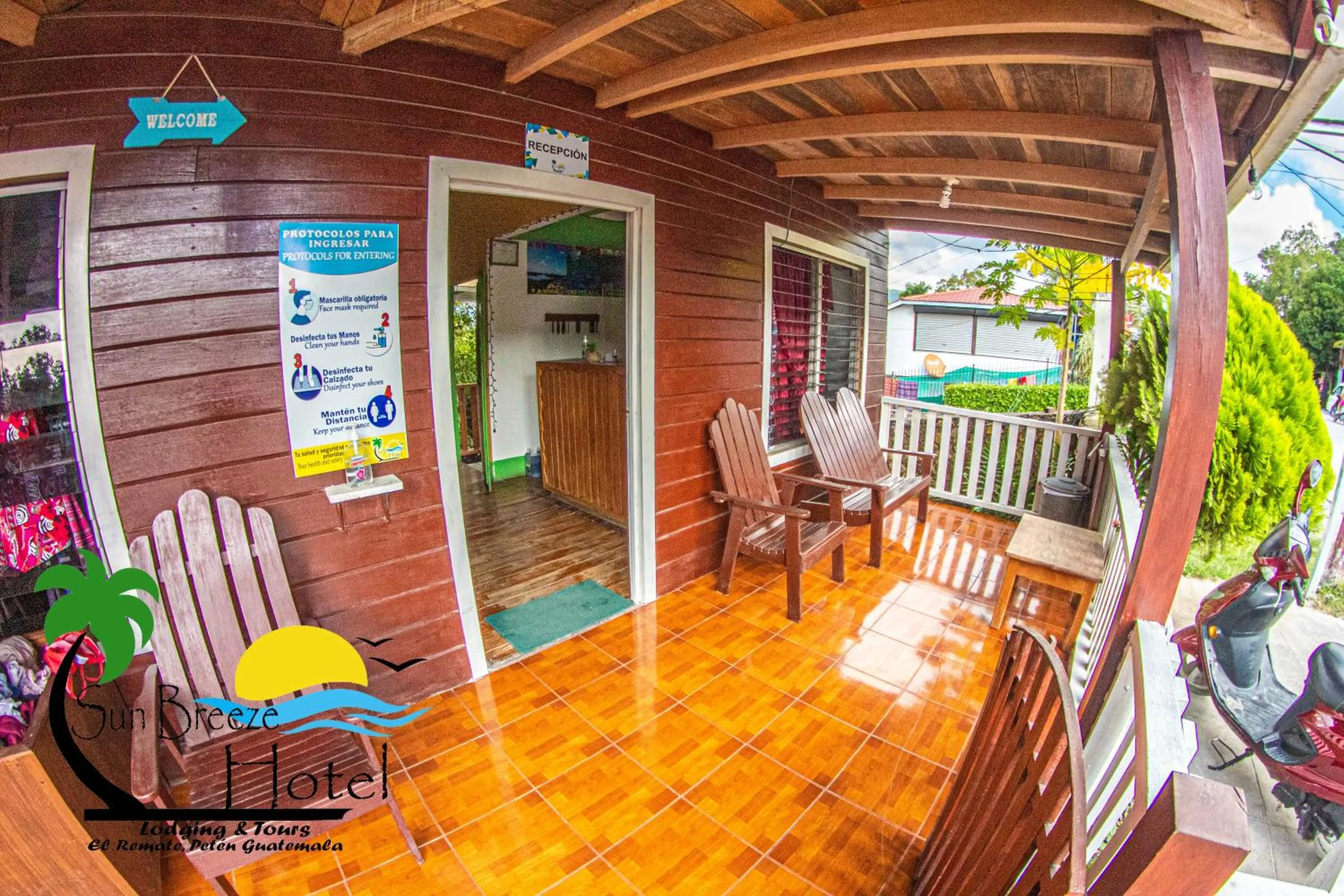 Patio in Sun Breeze Hotel