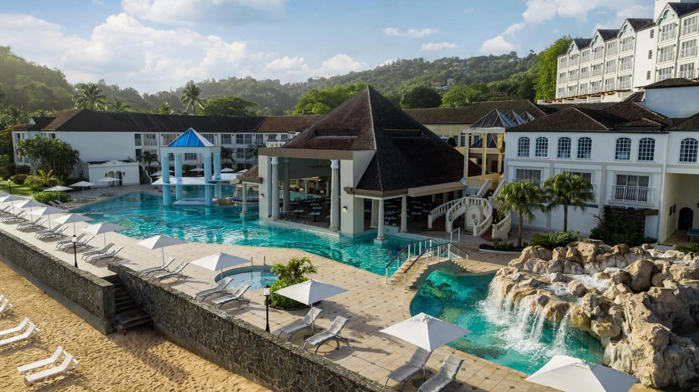 Swimming pool in Sandals Regency La Toc All Inclusive Resort and Spa - Couples Only