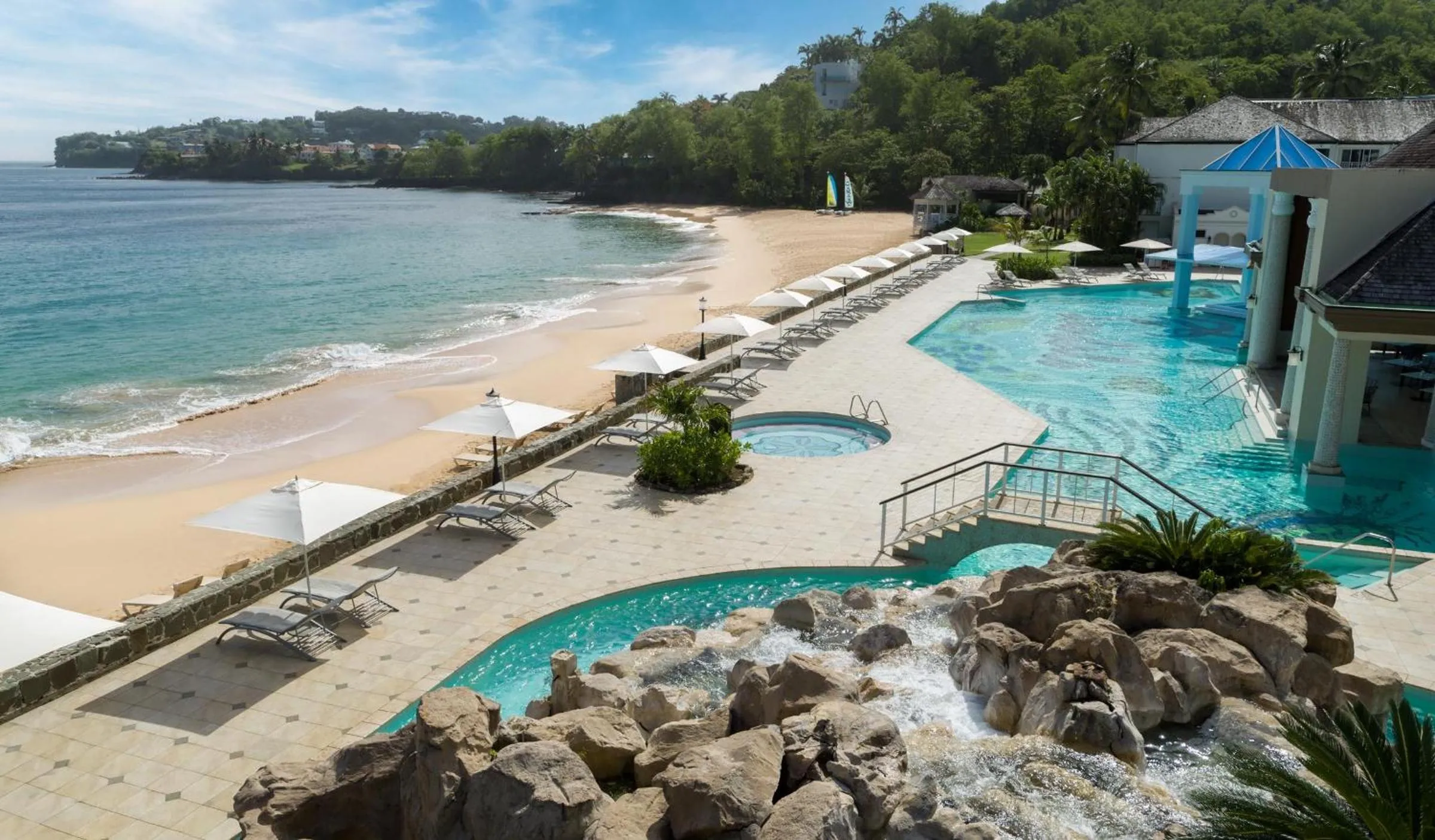 Swimming pool in Sandals Regency La Toc All Inclusive Resort and Spa - Couples Only