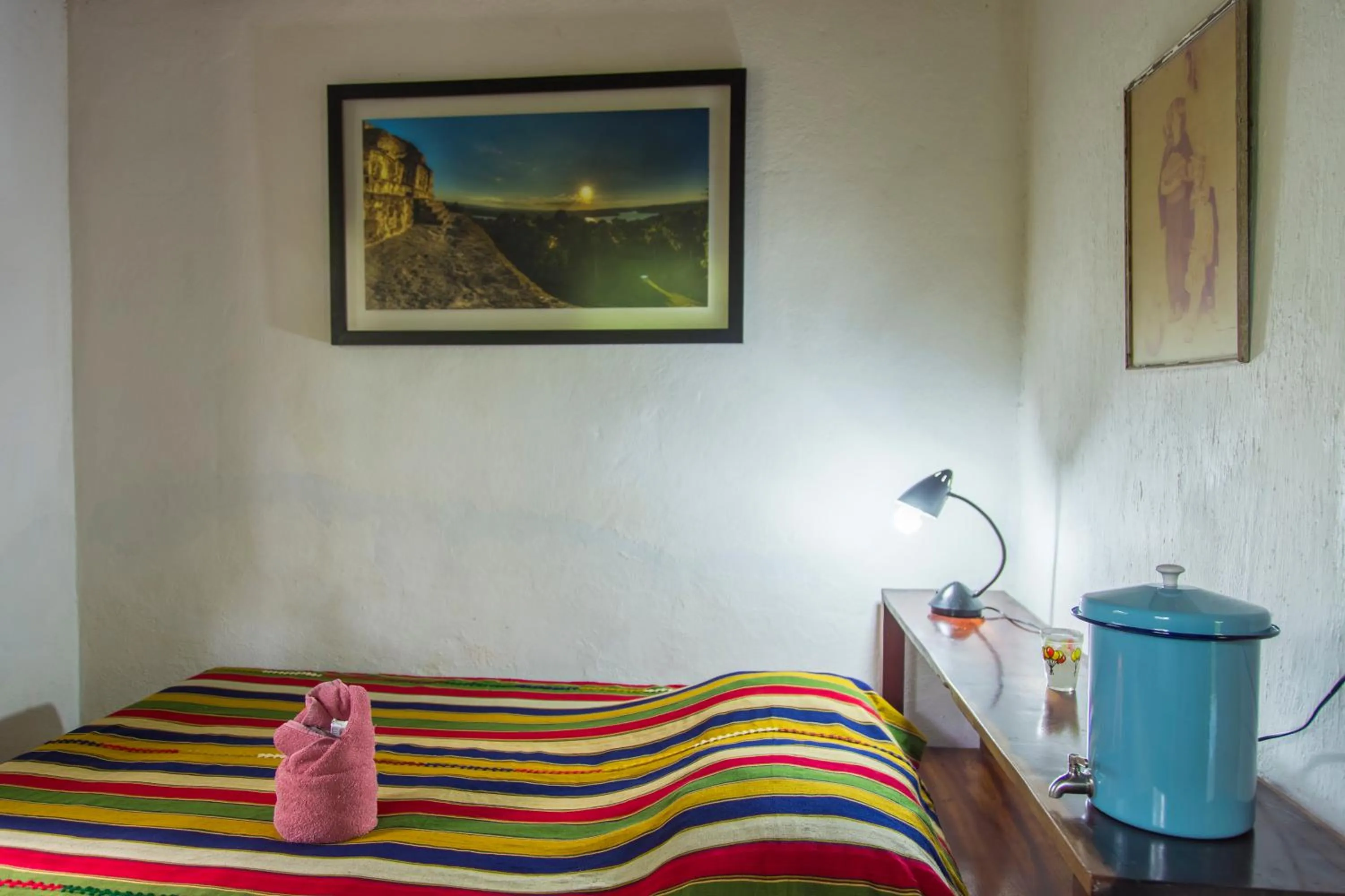 Bed in Hotel Mon Ami