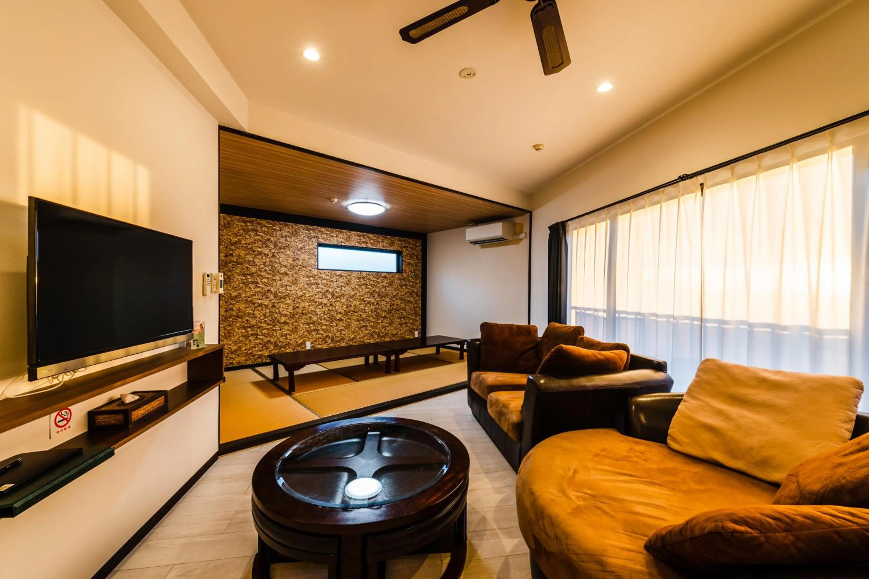 Living room in The Peridot Smart Hotel Tancha Ward