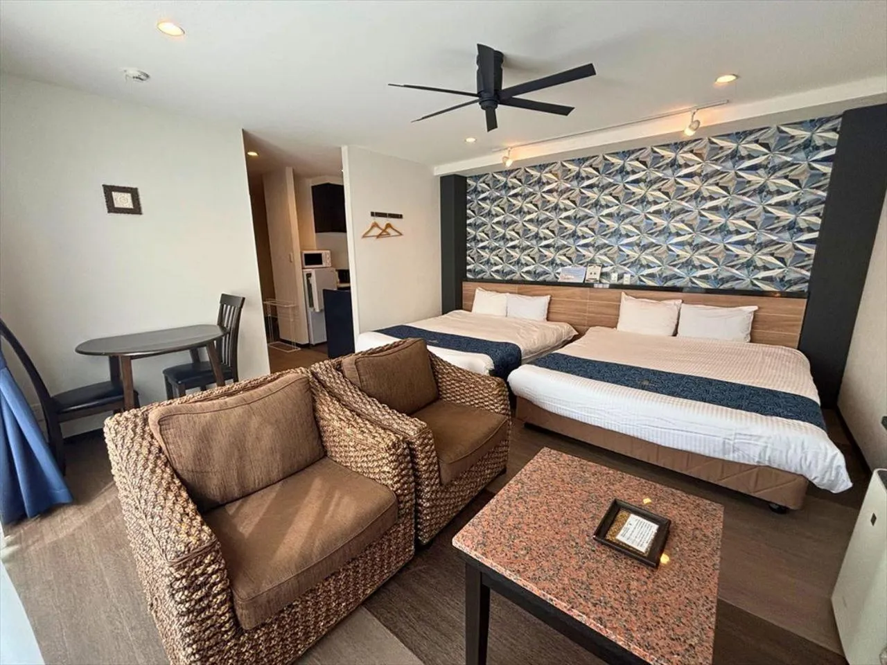 Bed in The Peridot Smart Hotel Tancha Ward