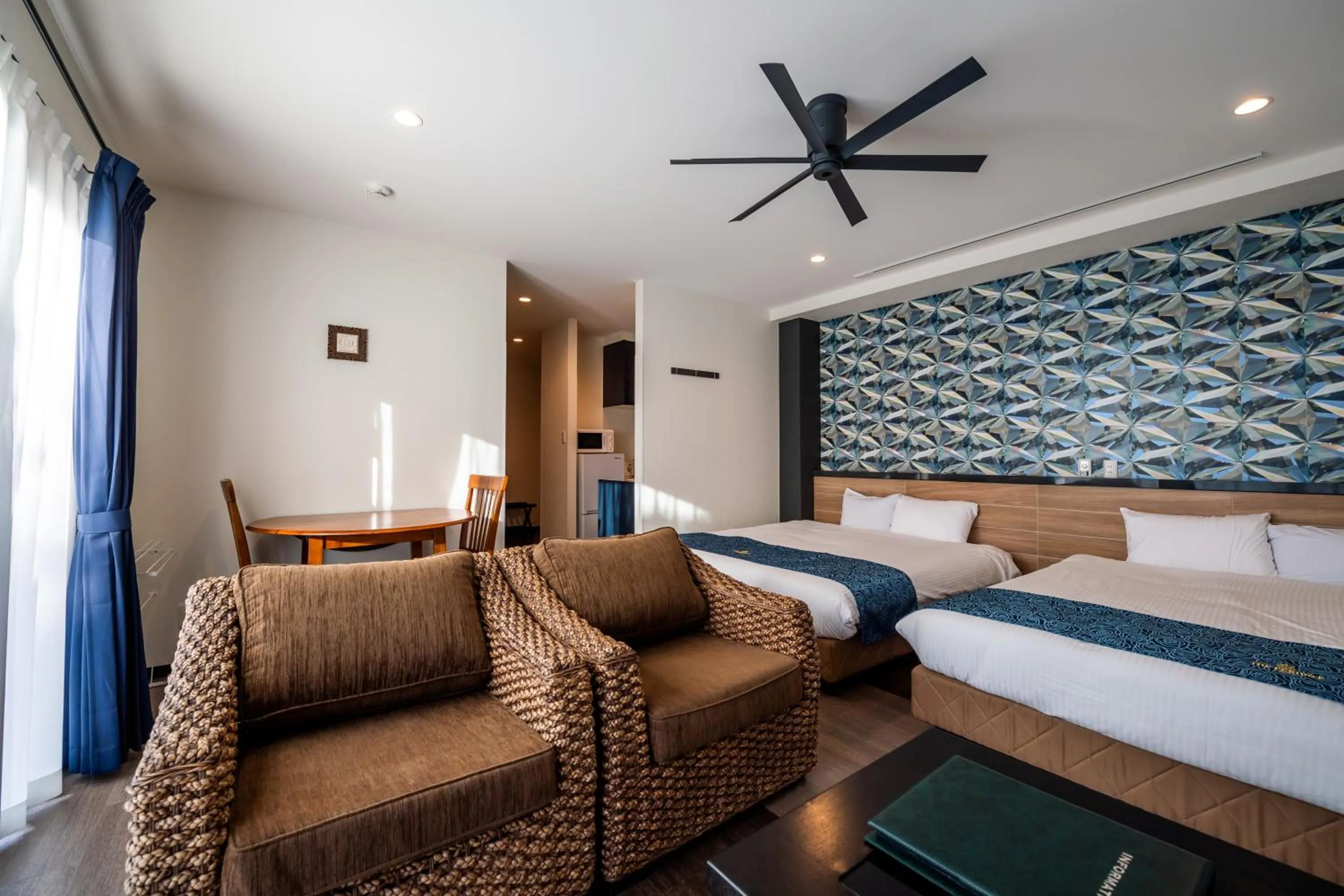 Living room, Bed in The Peridot Smart Hotel Tancha Ward