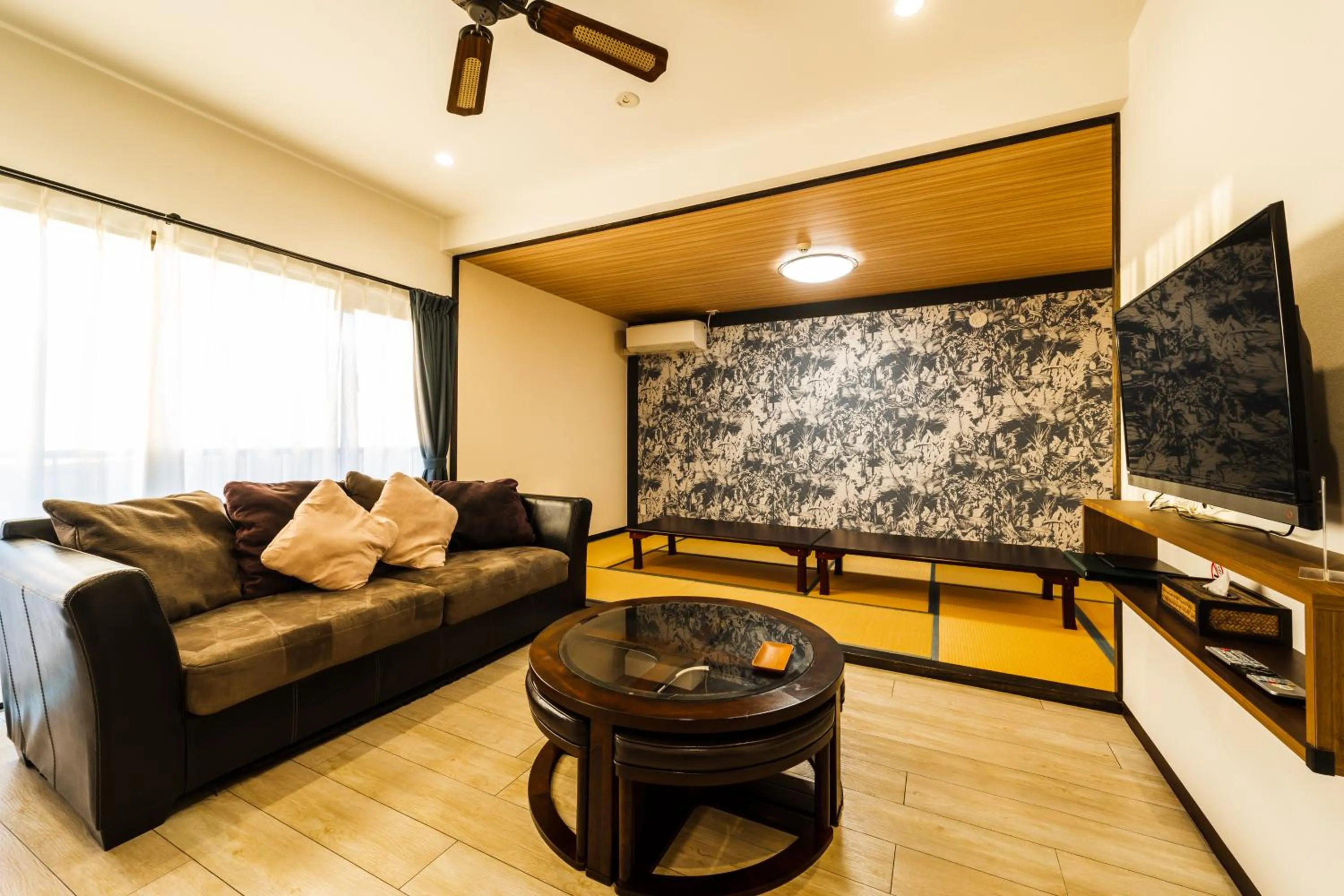Living room in The Peridot Smart Hotel Tancha Ward