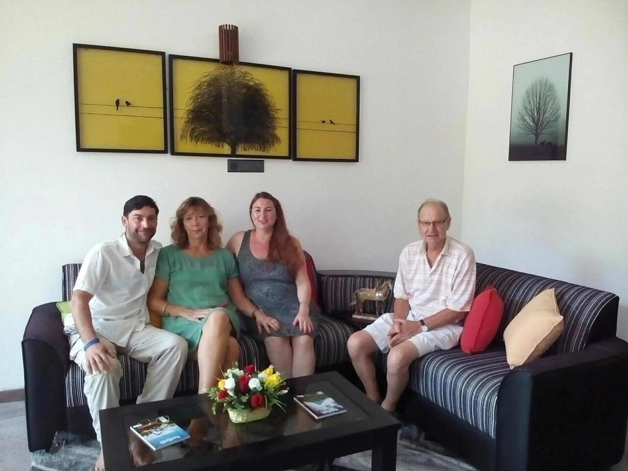 Seating area in Ging View Villa