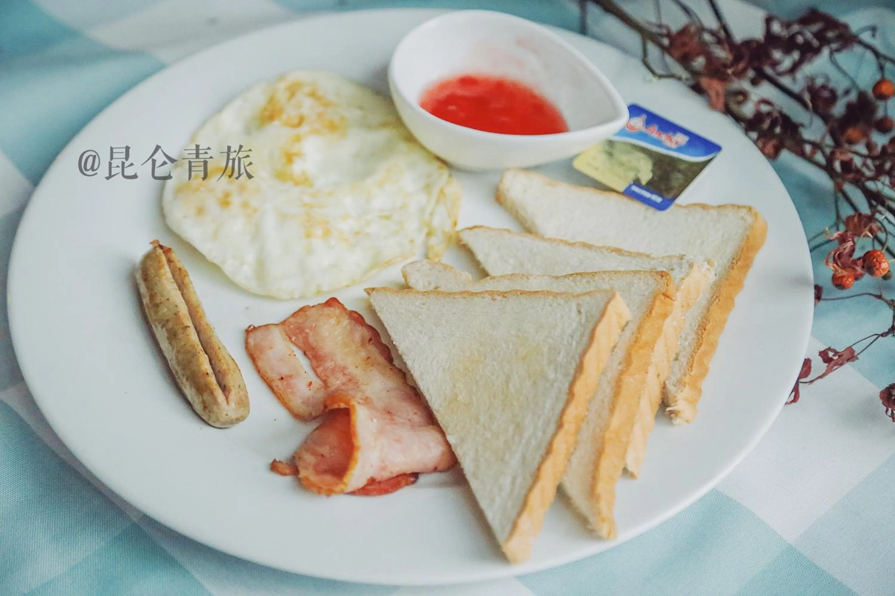 Breakfast in Kunlun International Youth Hostel