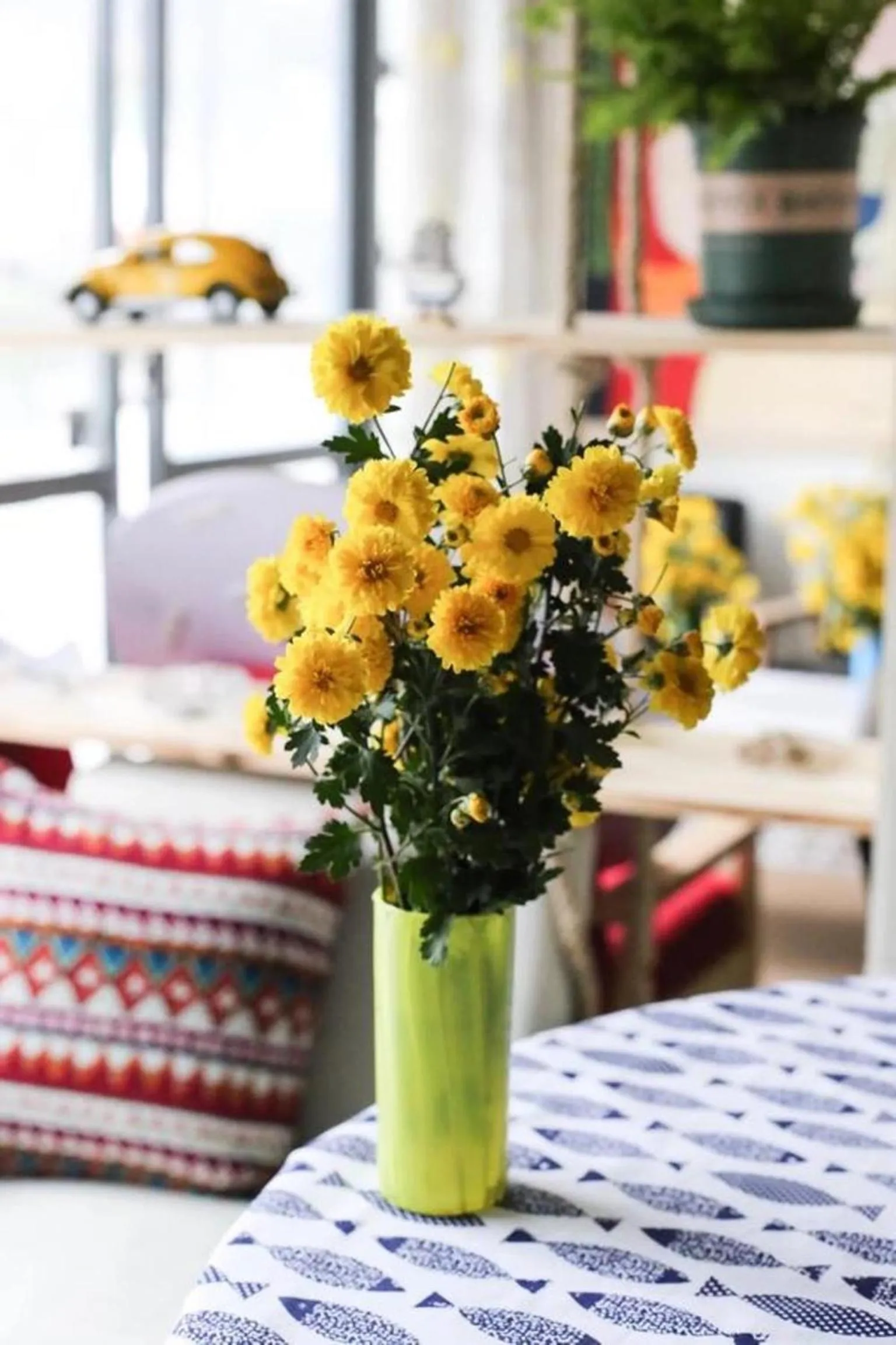 Decorative detail, Bed in Kunlun International Youth Hostel