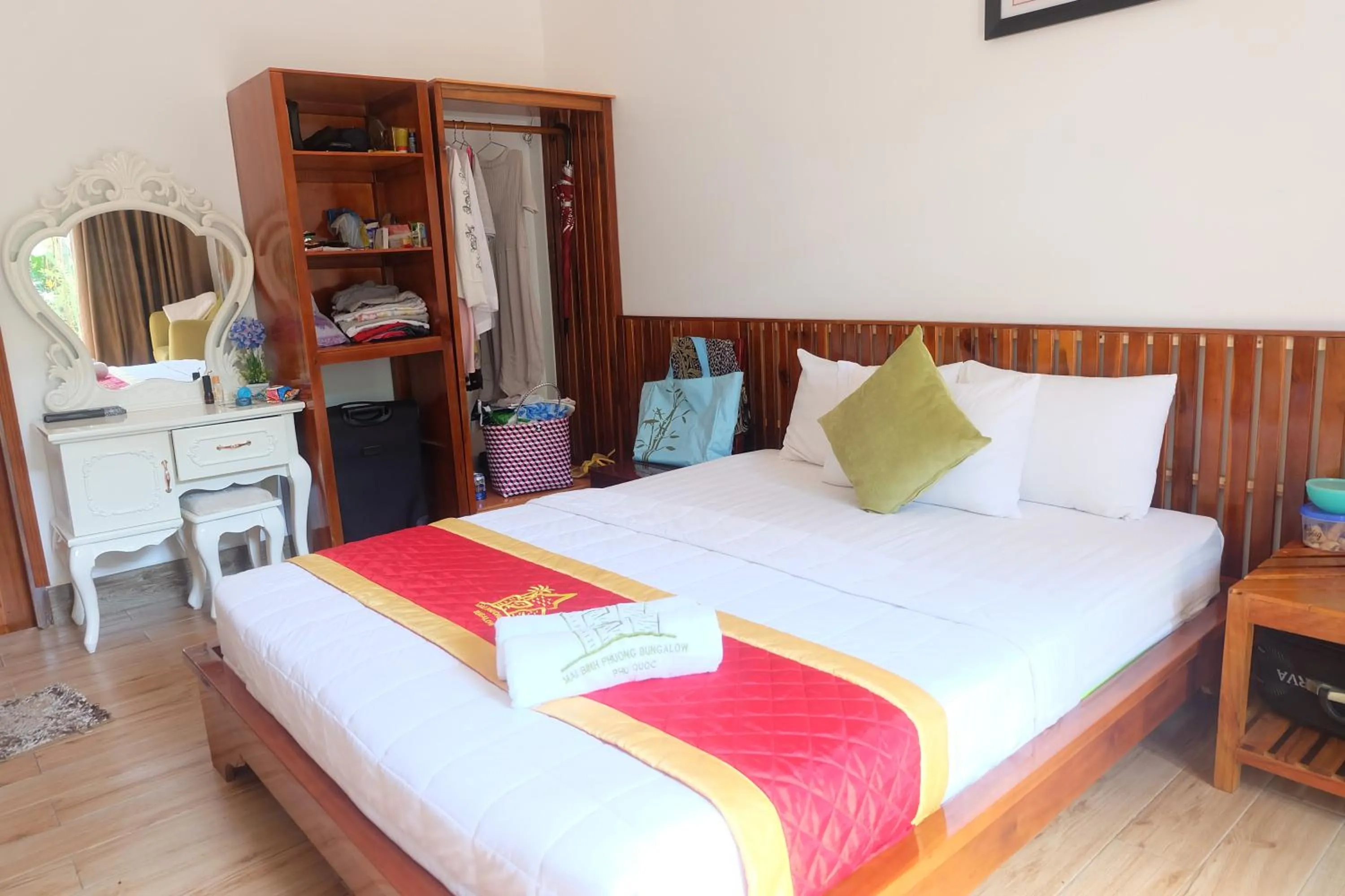 Bed in Mai Binh Phuong Bungalow