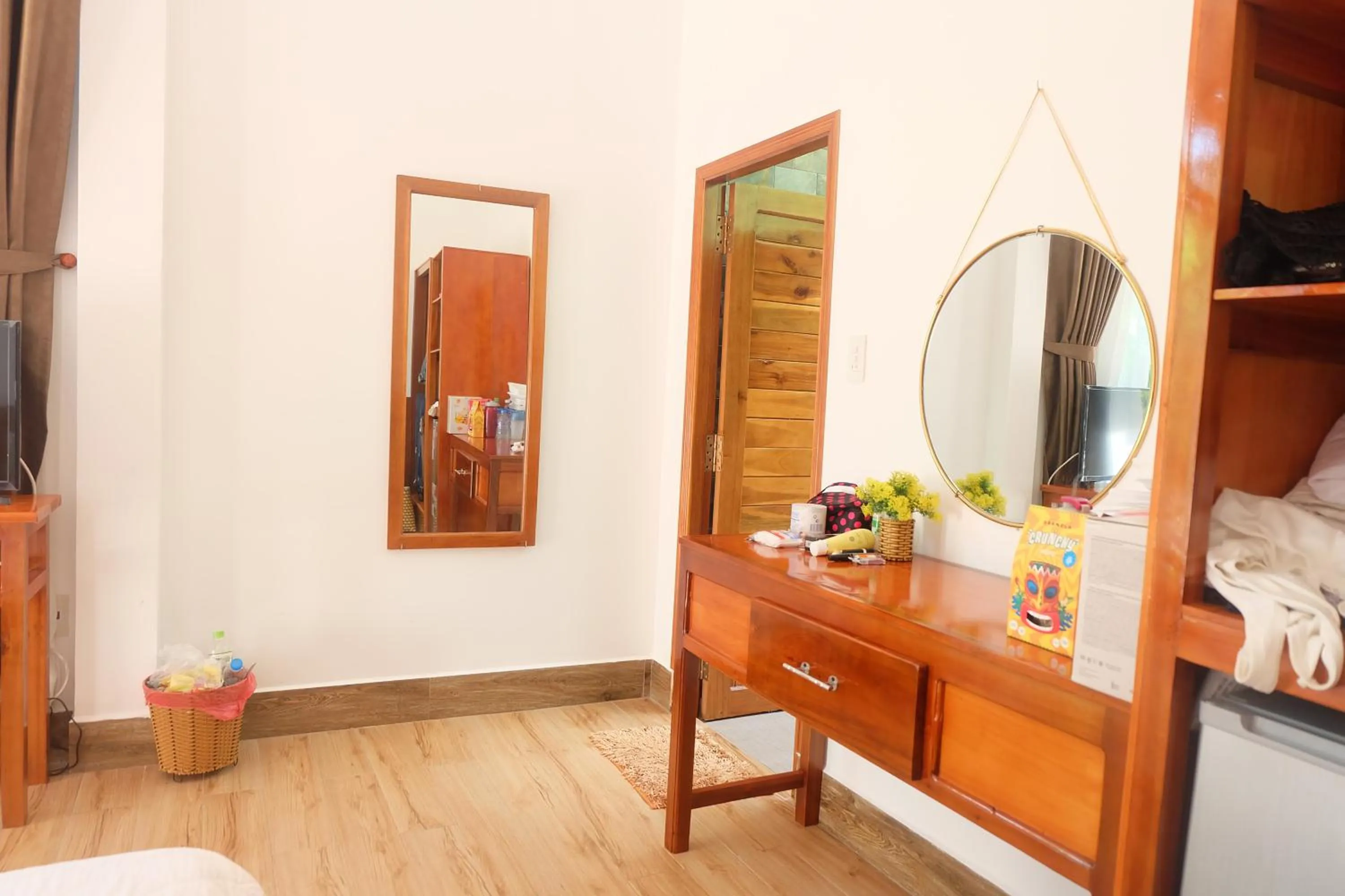 Bedroom, Bed in Mai Binh Phuong Bungalow