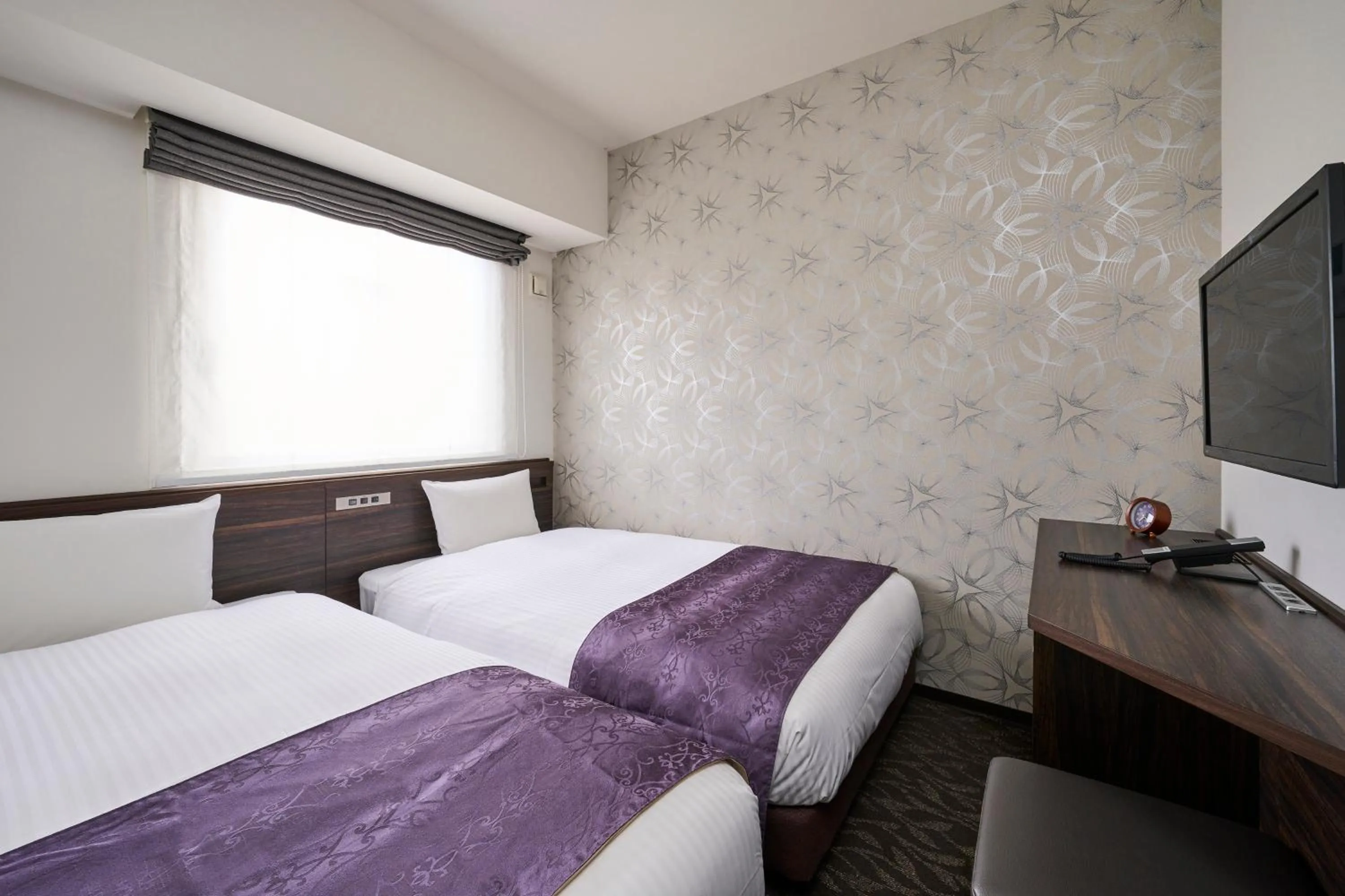 Photo of the whole room, Bed in Hotel Axia Inn Sapporo Susukino