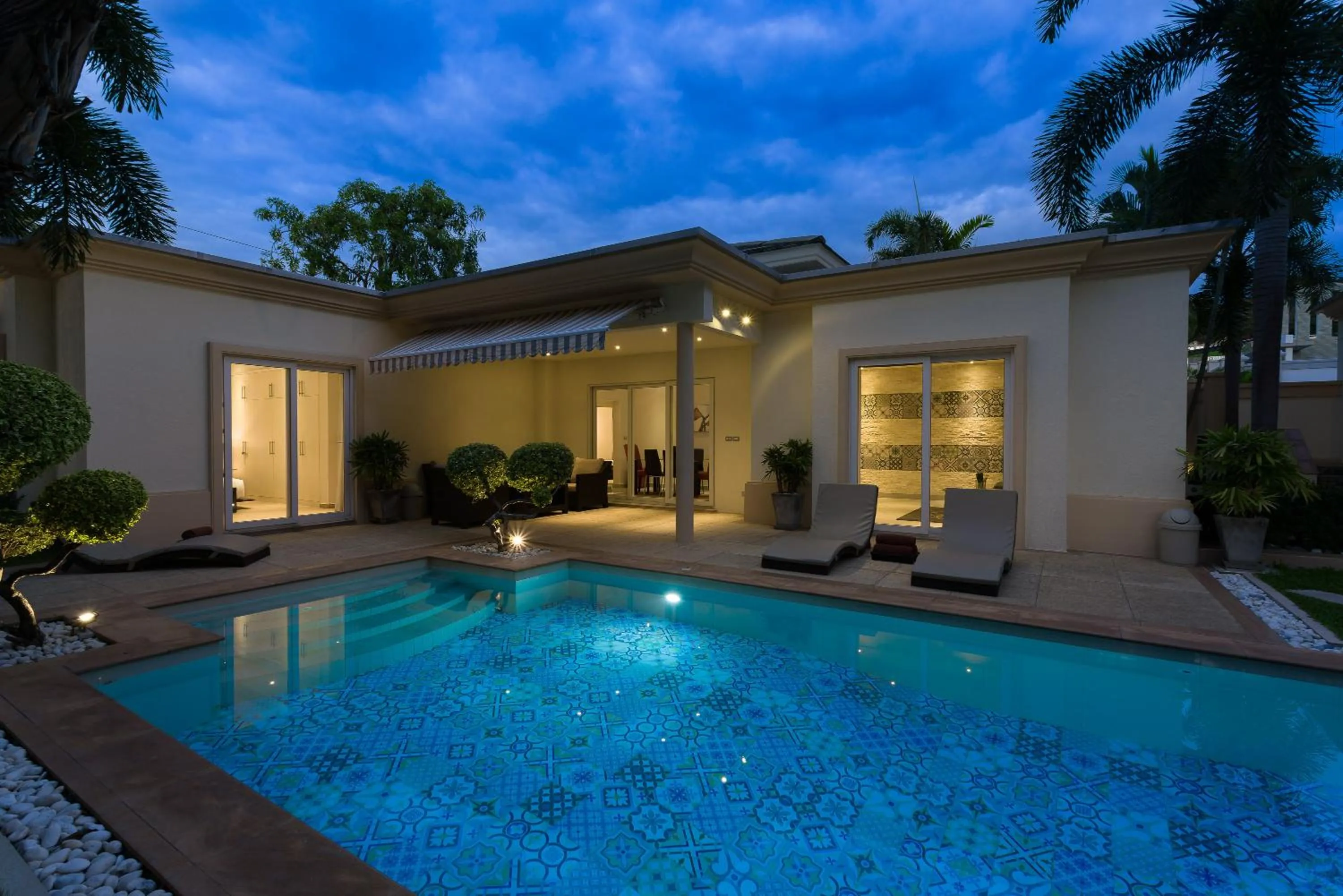 Pool view in Luxury Pool Villa 3BR 6-8 persons